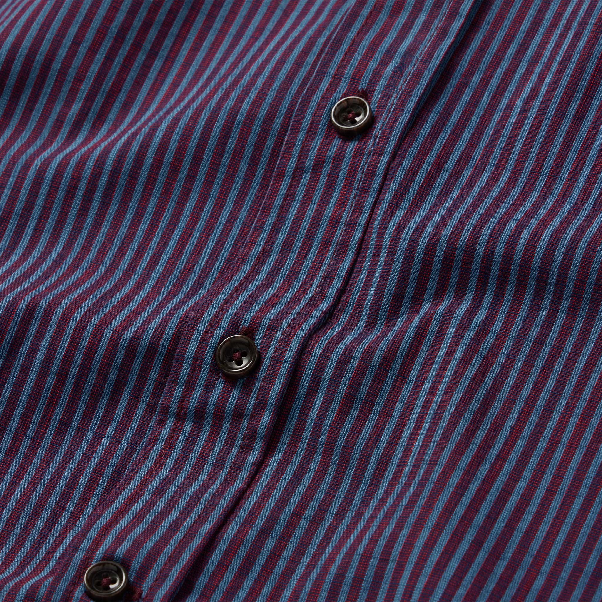 The Short Sleeve Jack in Blue Stripe - Image 7