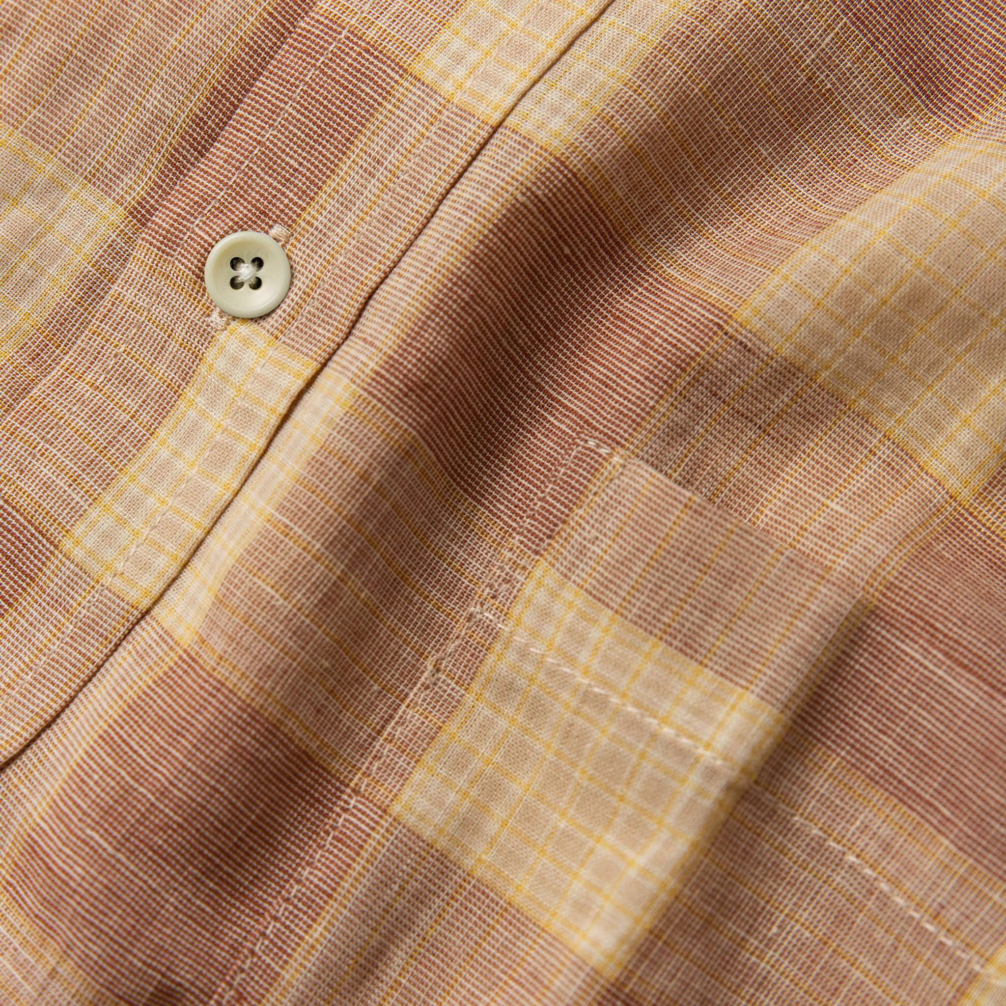 The Short Sleeve Jack in Red Madras - Image 7