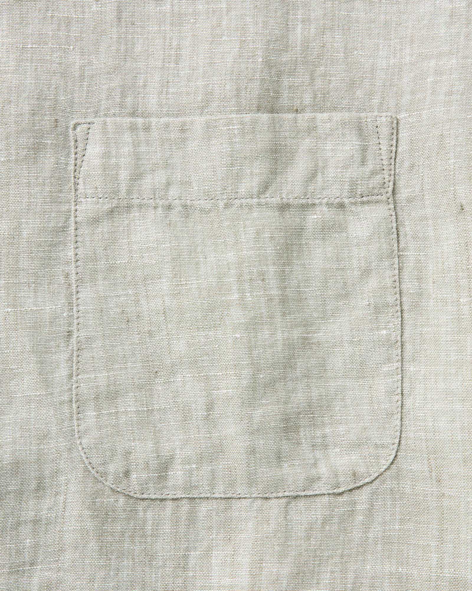 The Short Sleeve Jack in Sage Linen - Image 8