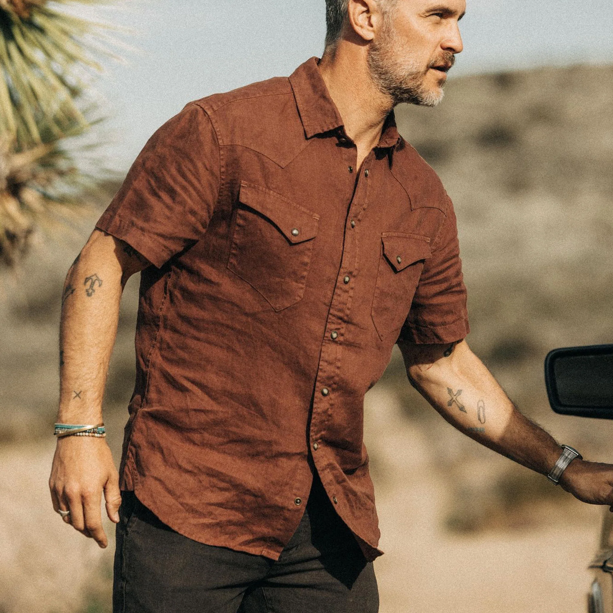 The Short Sleeve Western in Dried Guajillo - Image 2