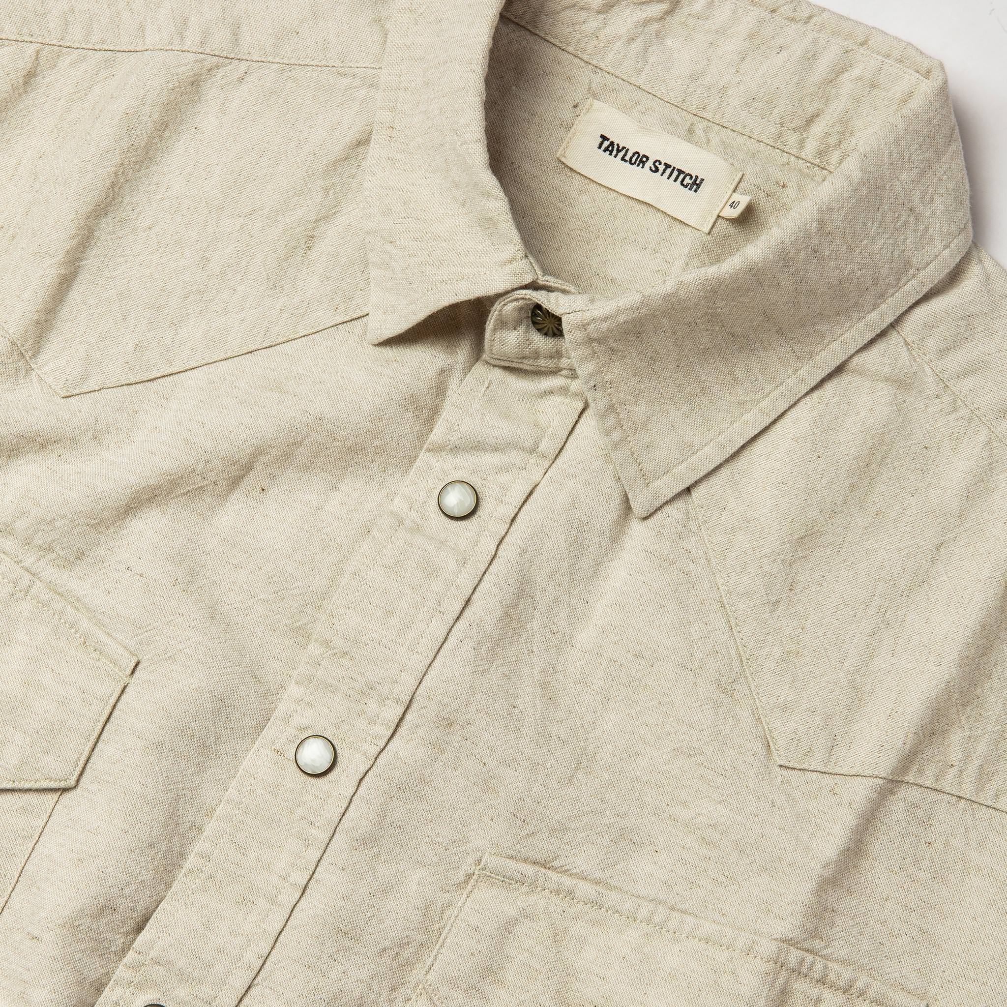 The Short Sleeve Western in Natural - Image 6