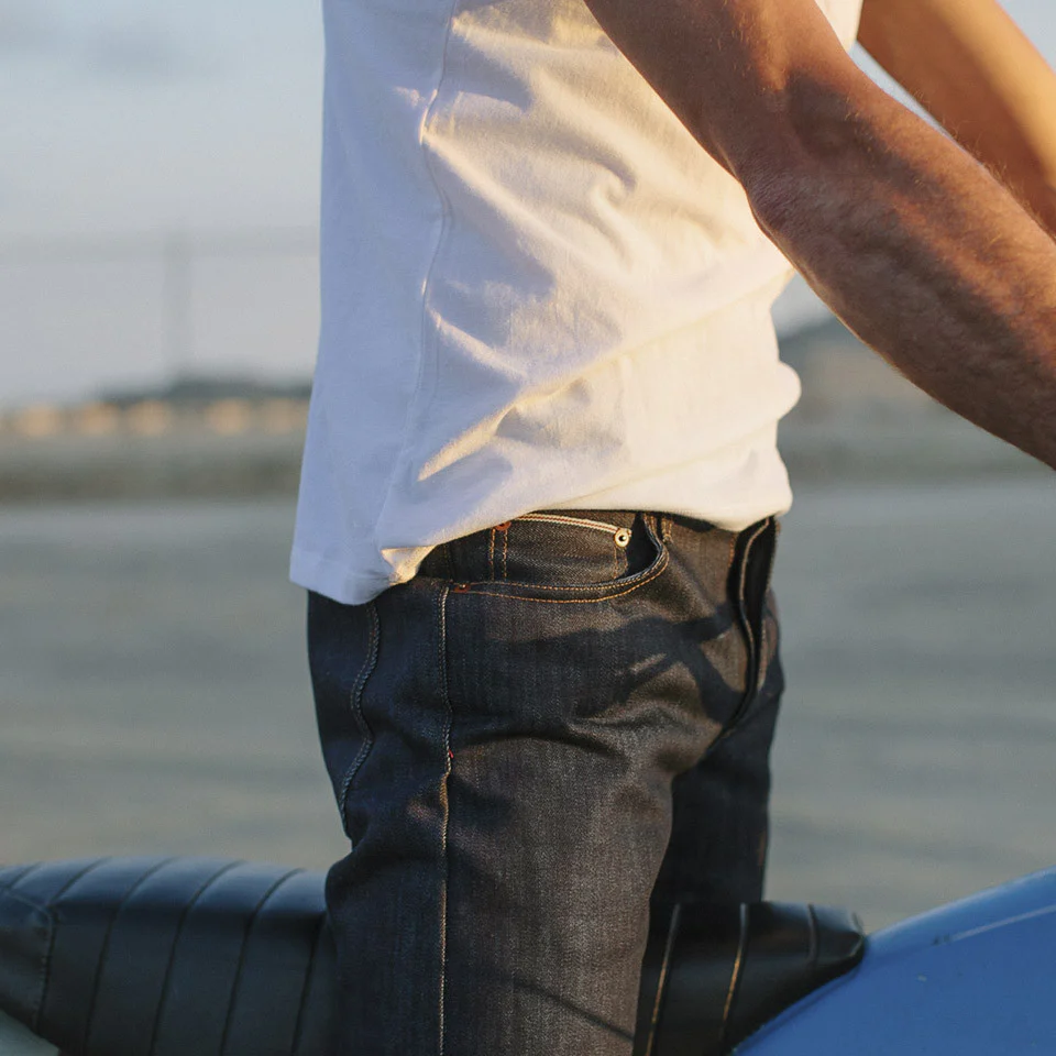 The Slim Jean in Shuttle Loomed Italian Selvage Denim - Image 3