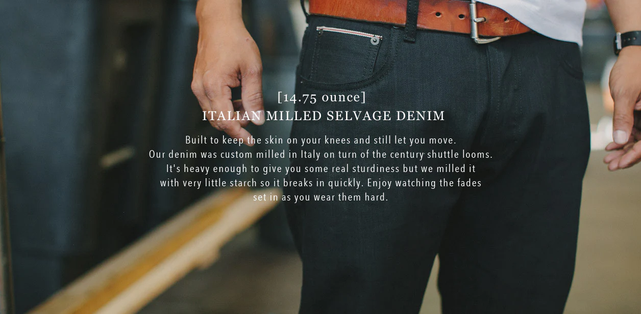 The Slim Jean in Shuttle Loomed Italian Selvage Denim - Image 9