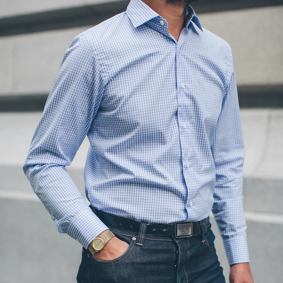 The Hyde in Sky Blue Mini Gingham - Image 4