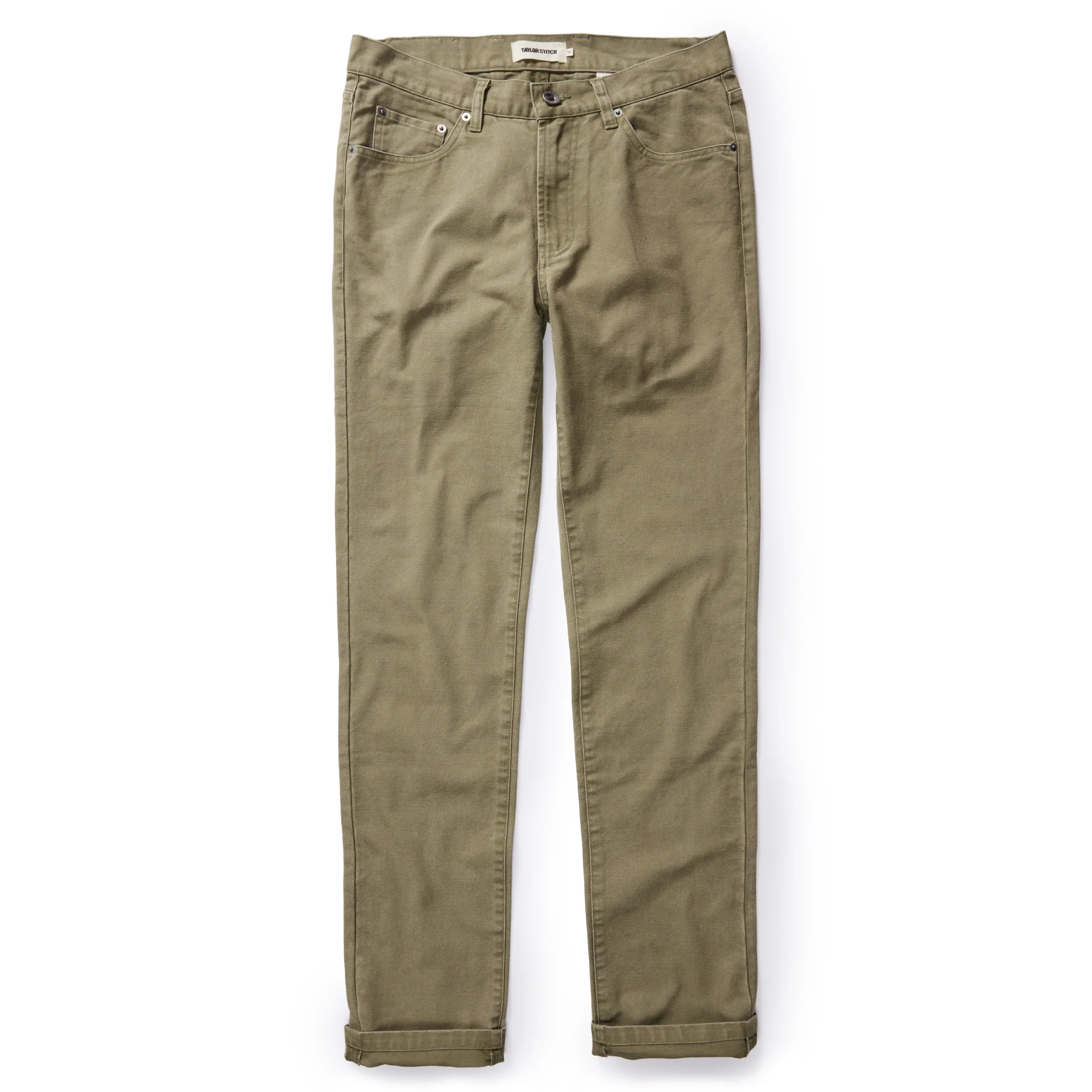 The Slim All Day Pant in Arid Eucalyptus Canvas - Image 5