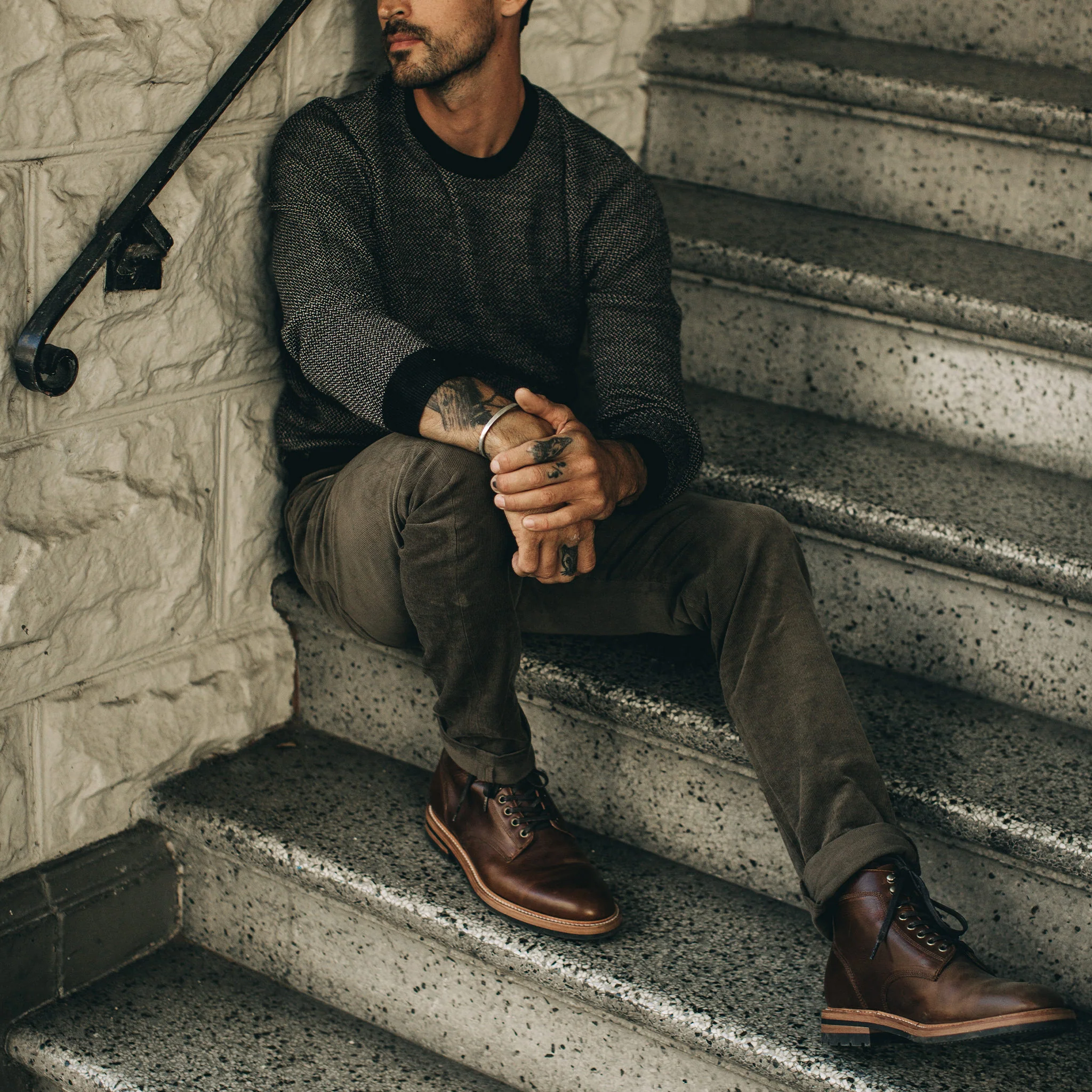 The Slim All Day Pant in Espresso Cord - Image 5