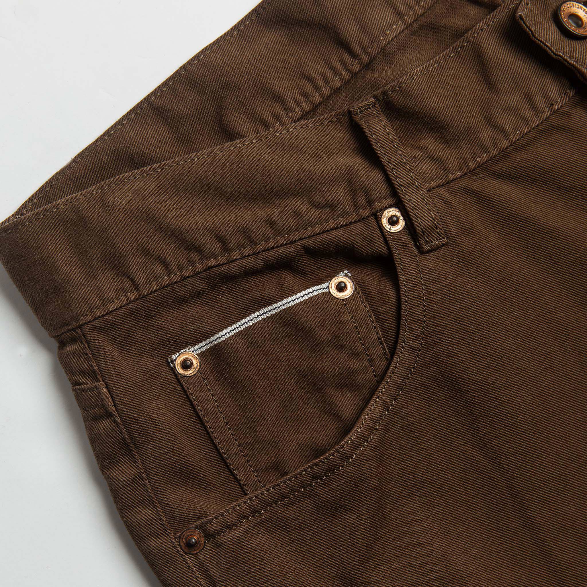 The Slim All Day Pant in Espresso Selvage - Image 7