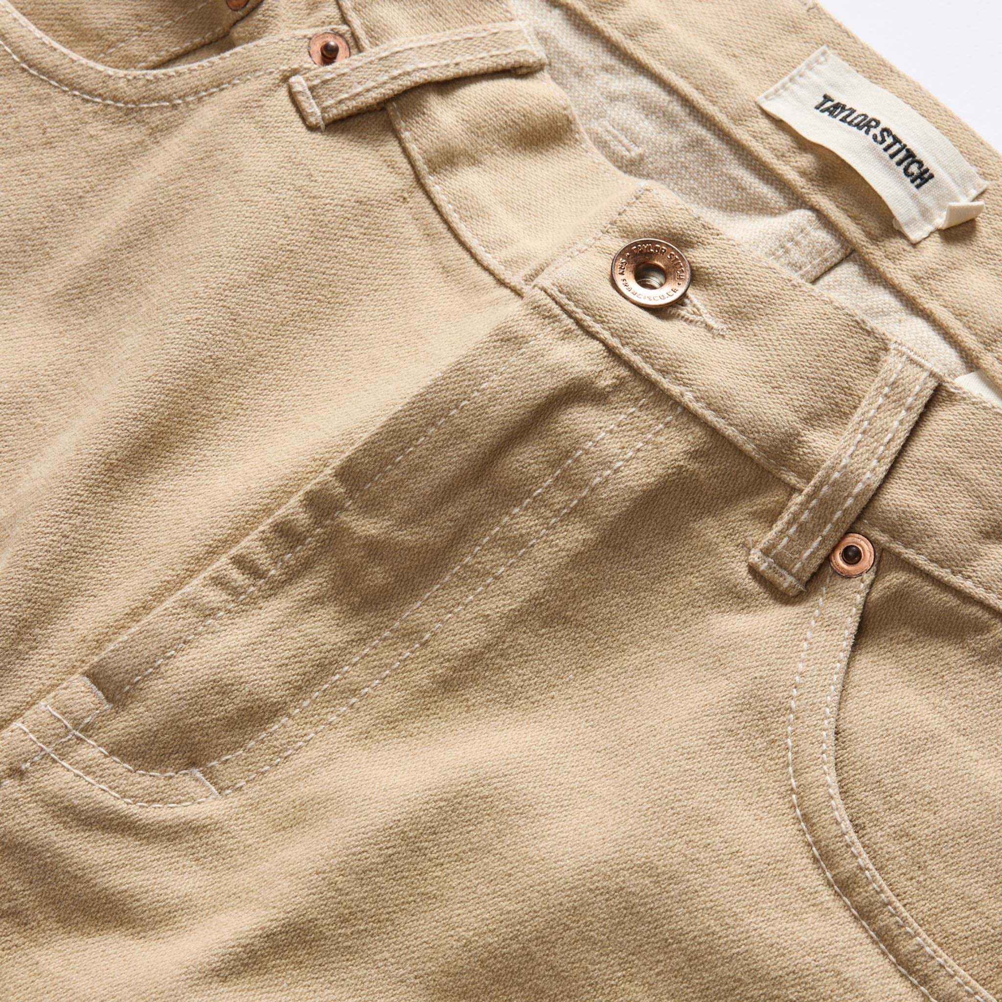 The Slim All Day Pant in Light Khaki Broken Twill - Image 8