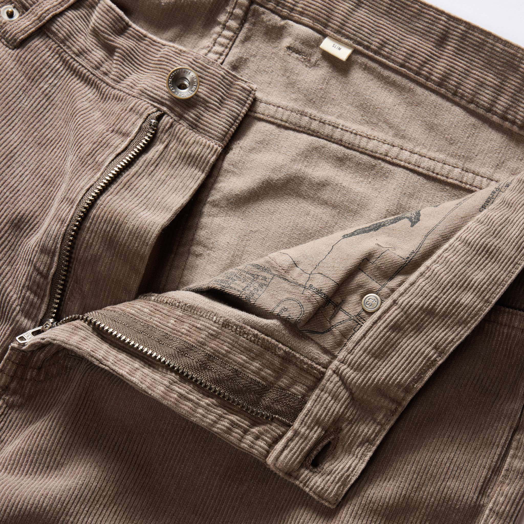 The Slim All Day Pant in Morel Cord - Image 7