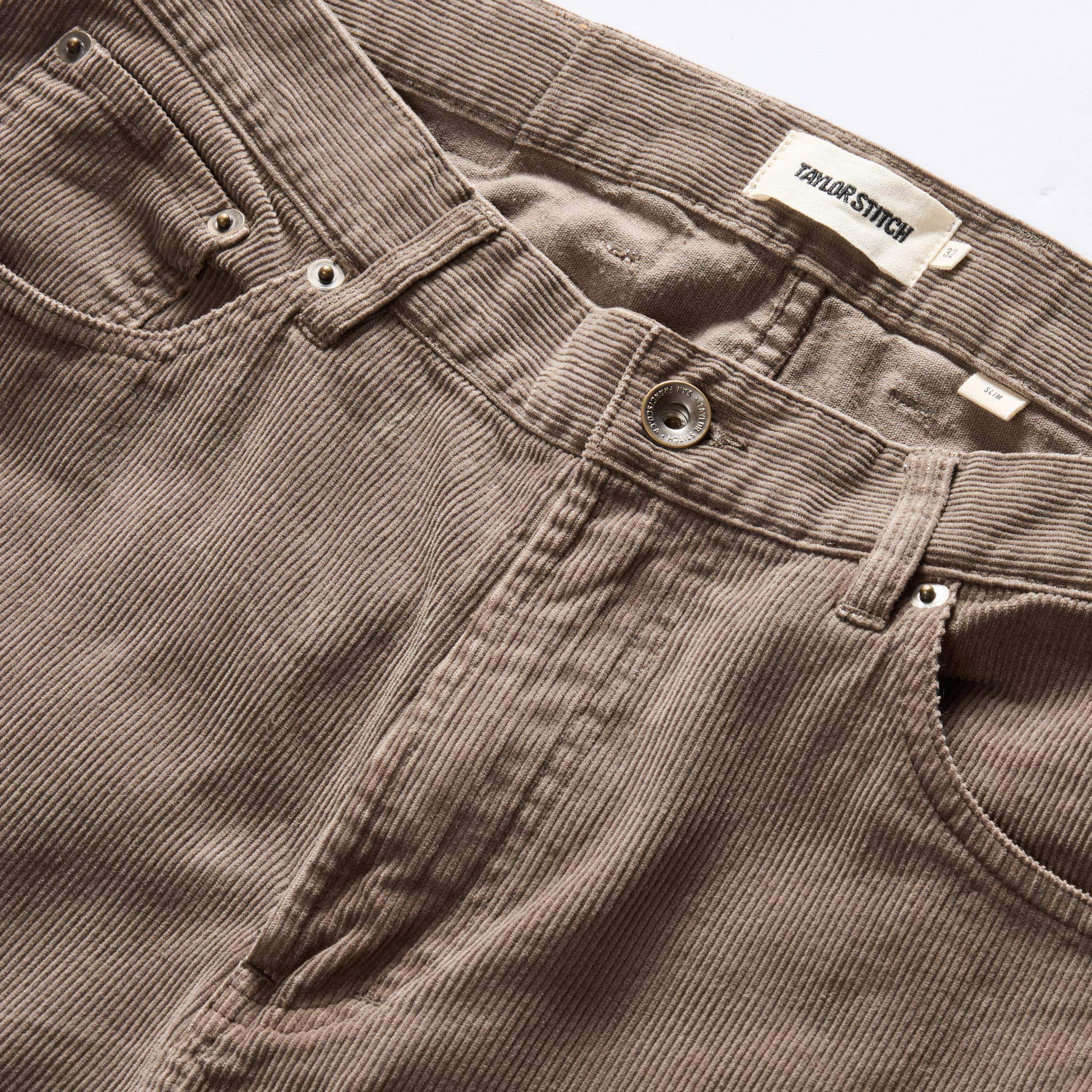 The Slim All Day Pant in Morel Cord - Image 8