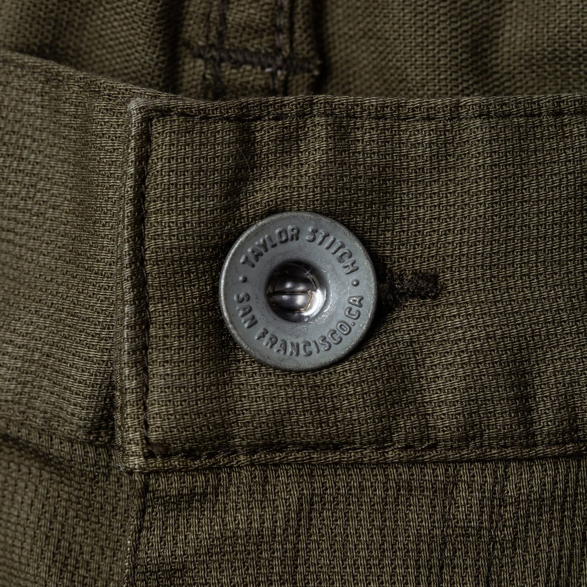 The Slim All Day Pant in Olive Bedford Cord - Image 5