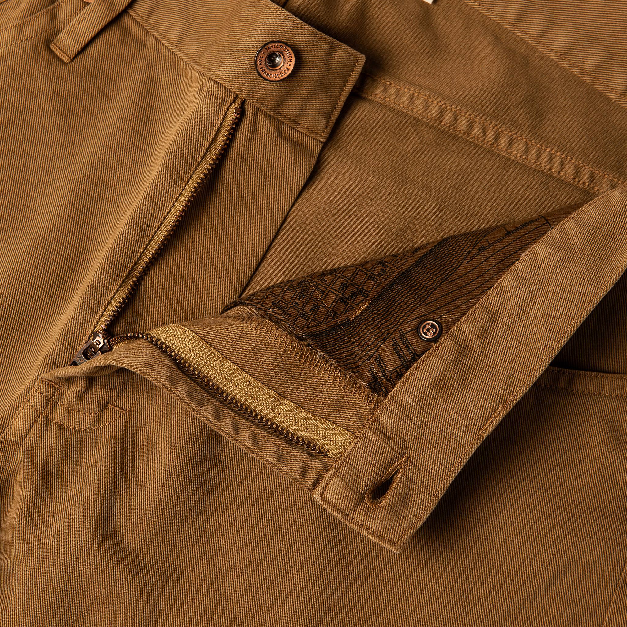 The Slim All Day Pant in Rustic Oak Organic Selvage - Image 7