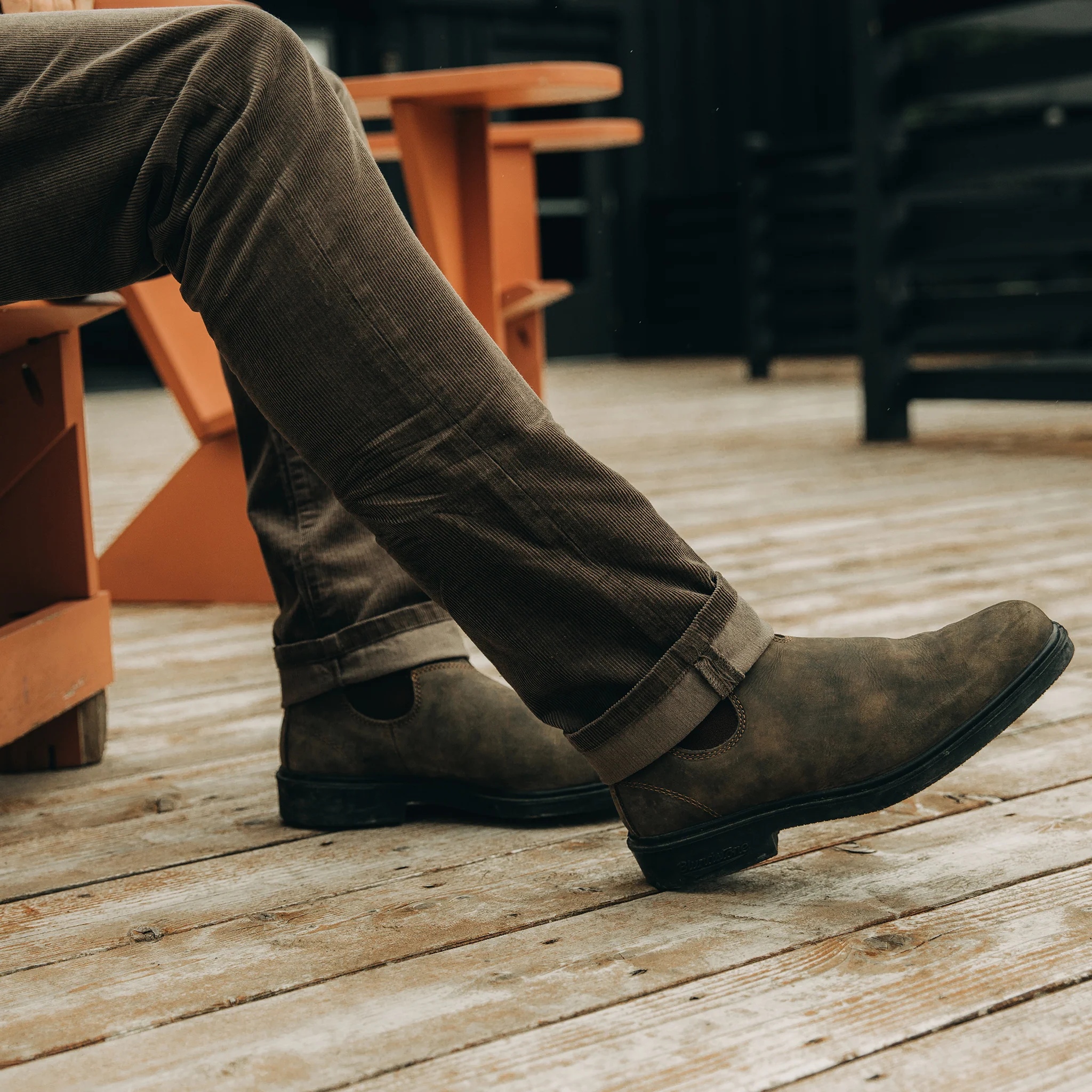 The Slim All Day Pant in Walnut Cord - Image 3