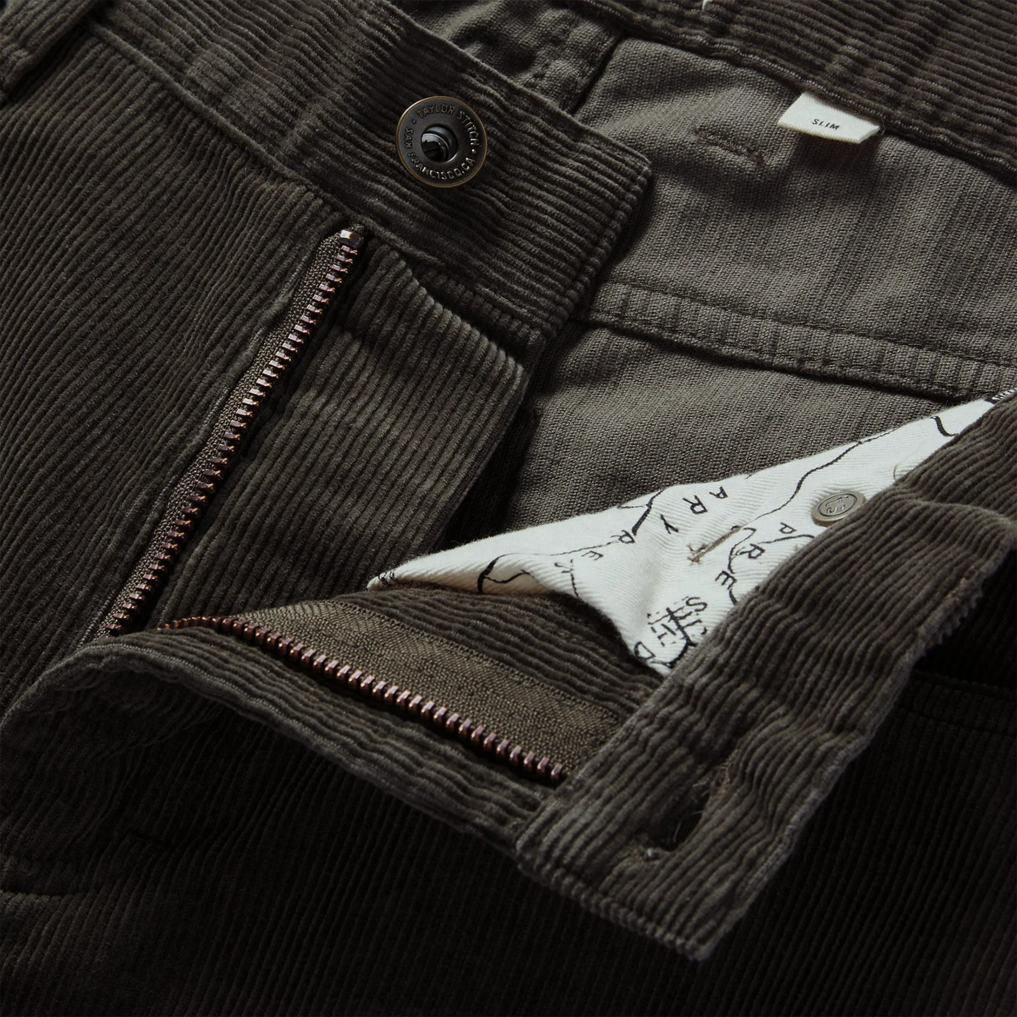 The Slim All Day Pant in Walnut Cord - Image 5