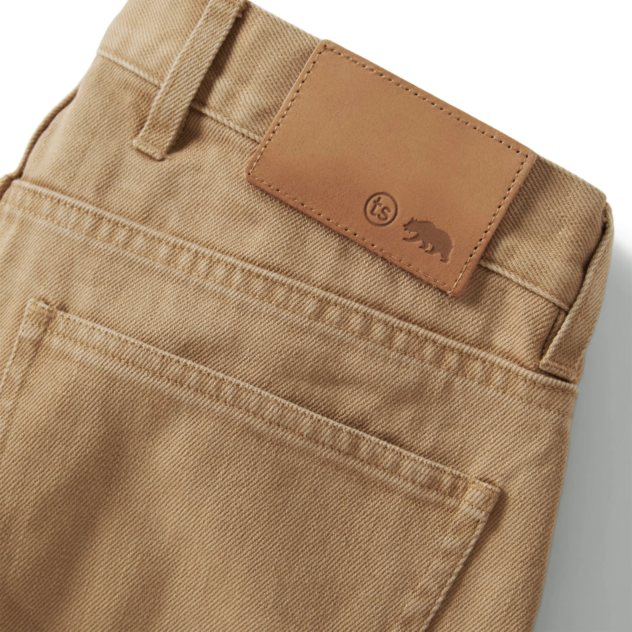 The Slim All Day Pant in Washed Tobacco Selvage - Image 7
