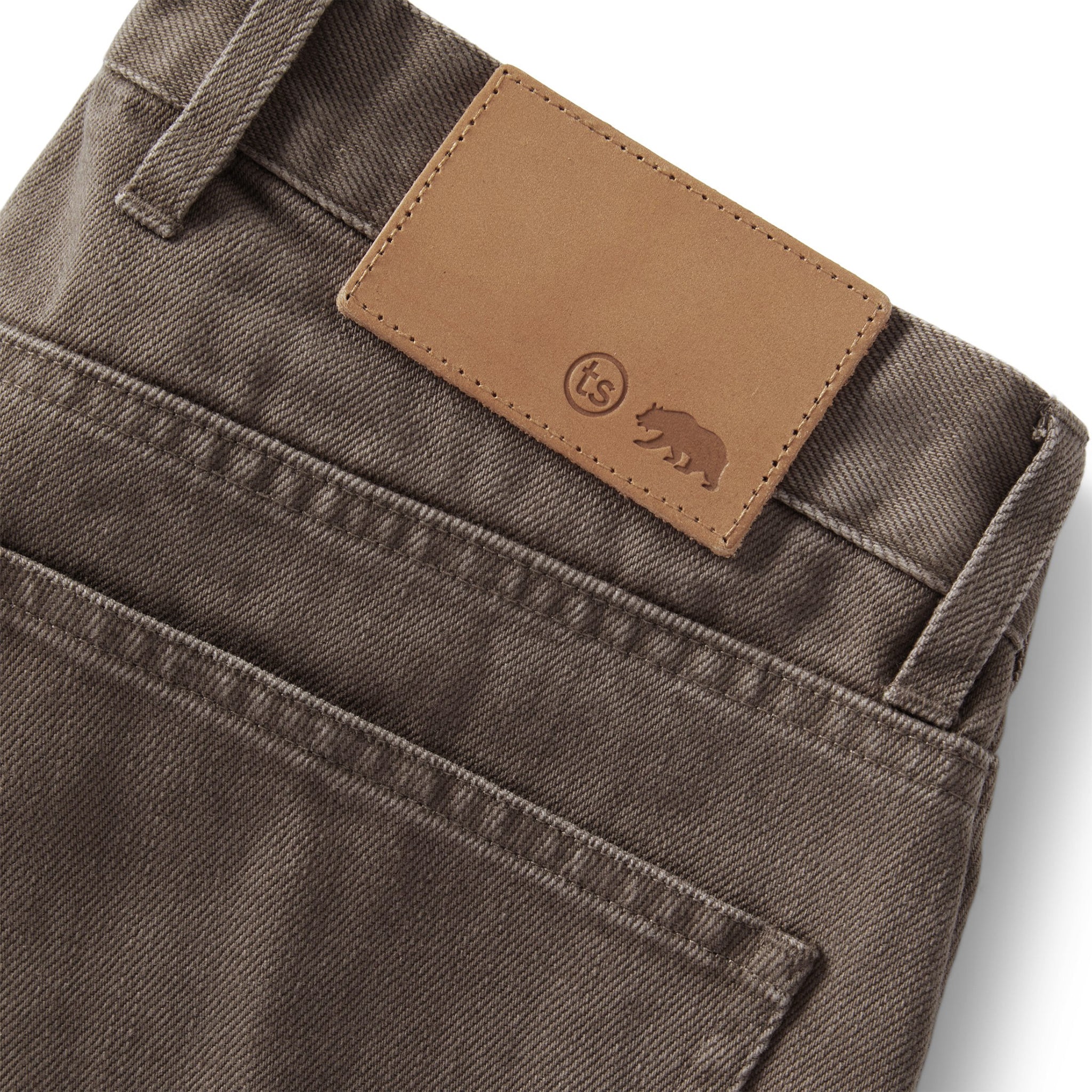 The Slim All Day Pant in Washed Walnut Selvage - Image 7