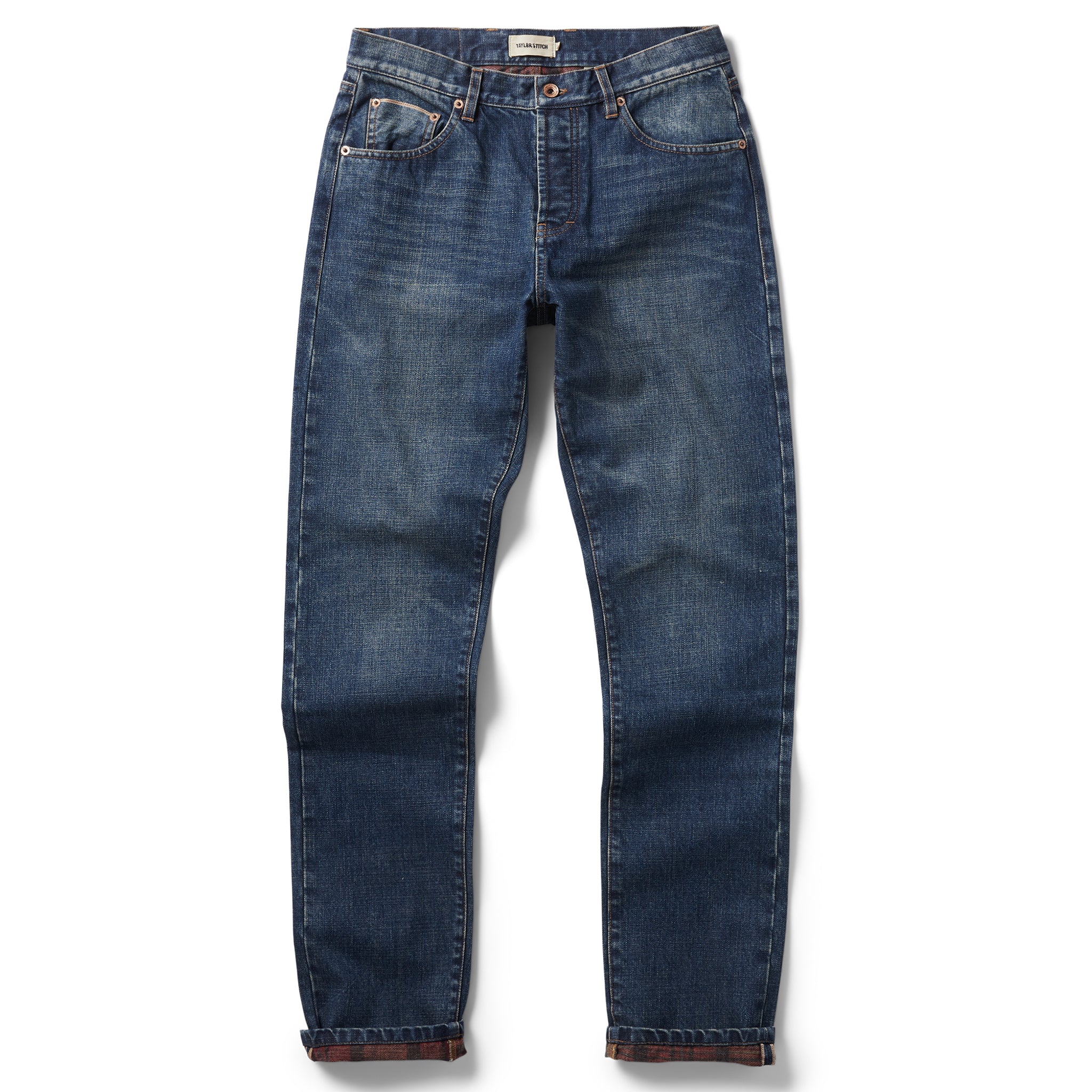 The Slim Brushed Back Jean in Sawyer Wash Organic Selvage - Image 8
