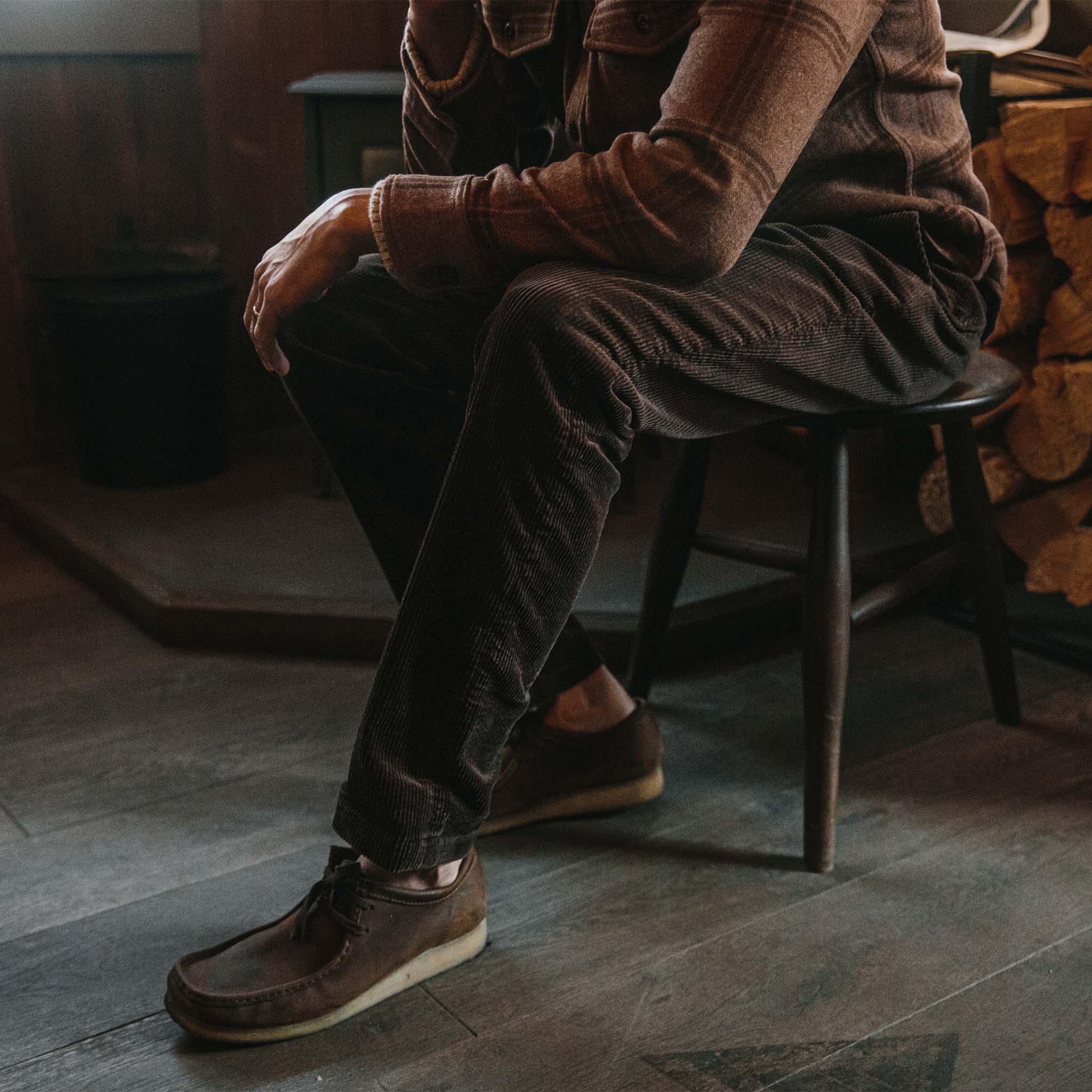 The Slim Foundation Pant in Espresso Cord - Image 5