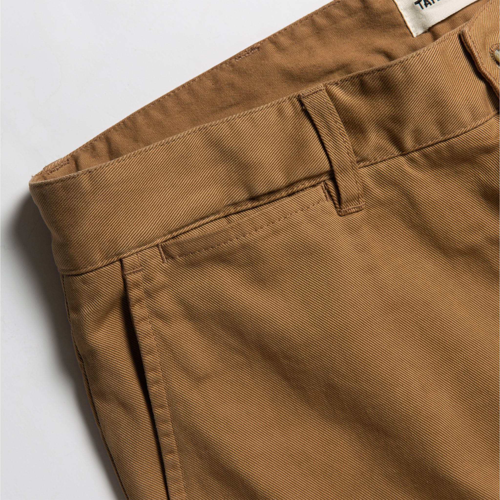 The Slim Foundation Pant in Organic British Khaki - Image 7