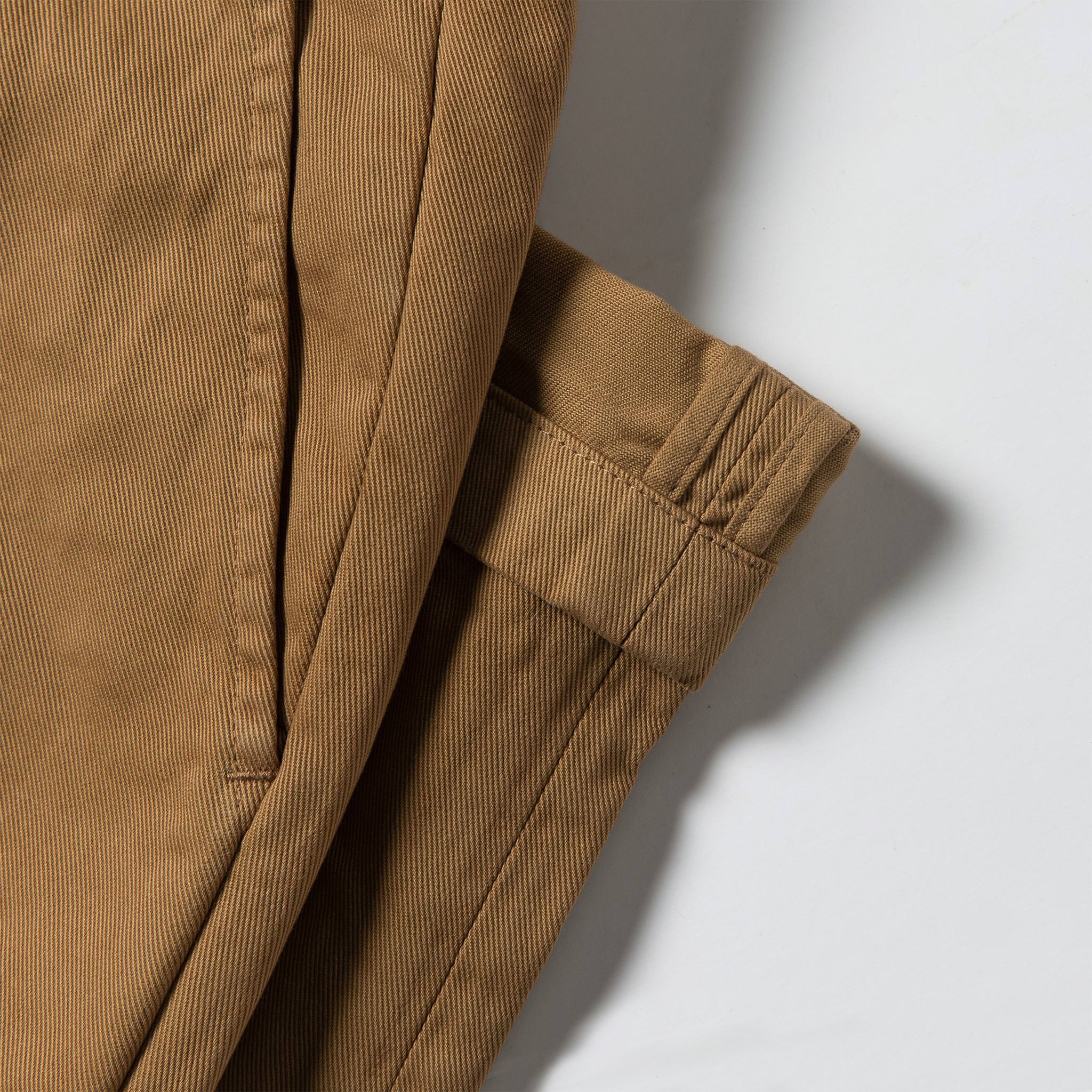 The Slim Foundation Pant in Organic British Khaki - Image 8
