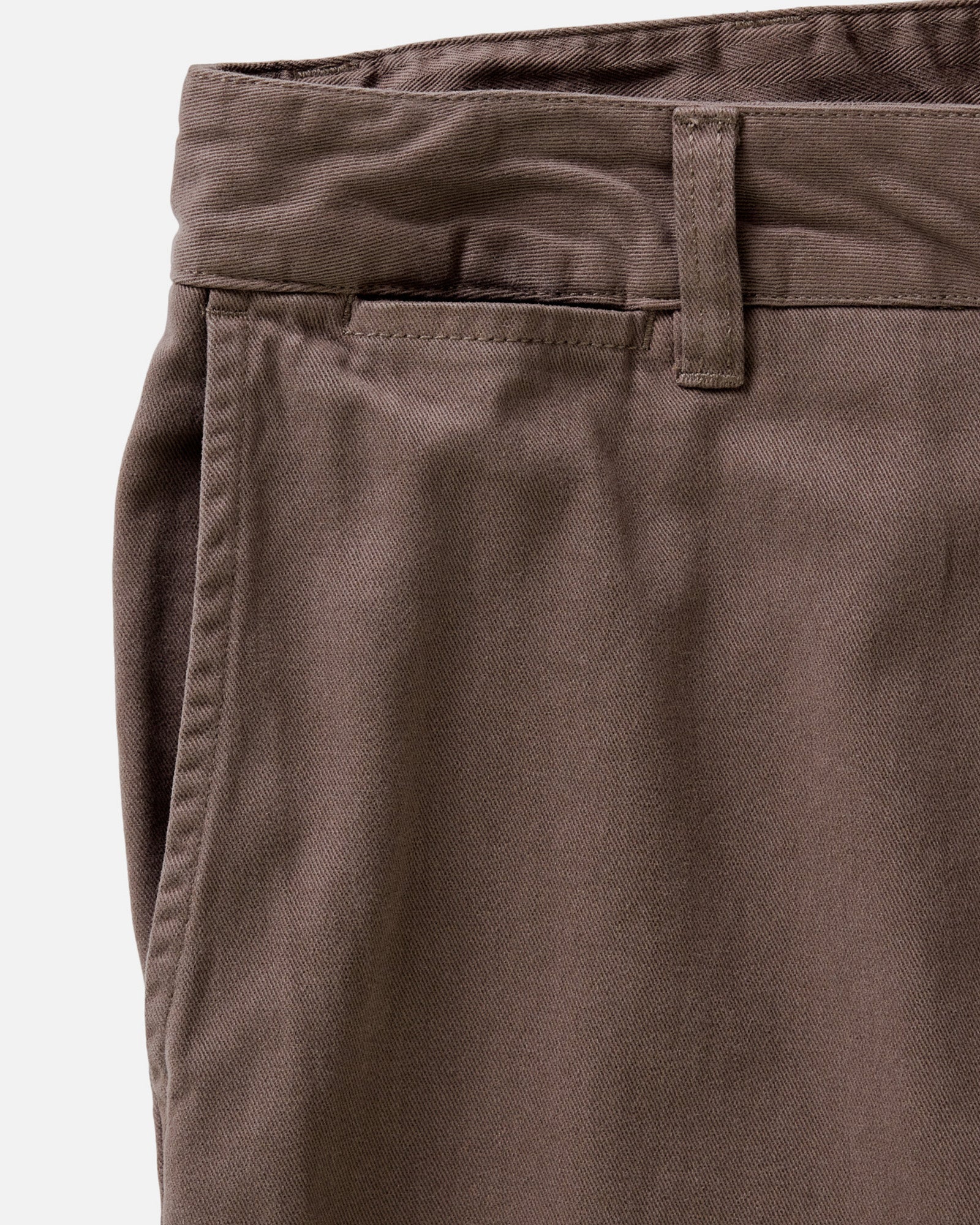 The Slim Foundation Pant in Organic Espresso - Image 8