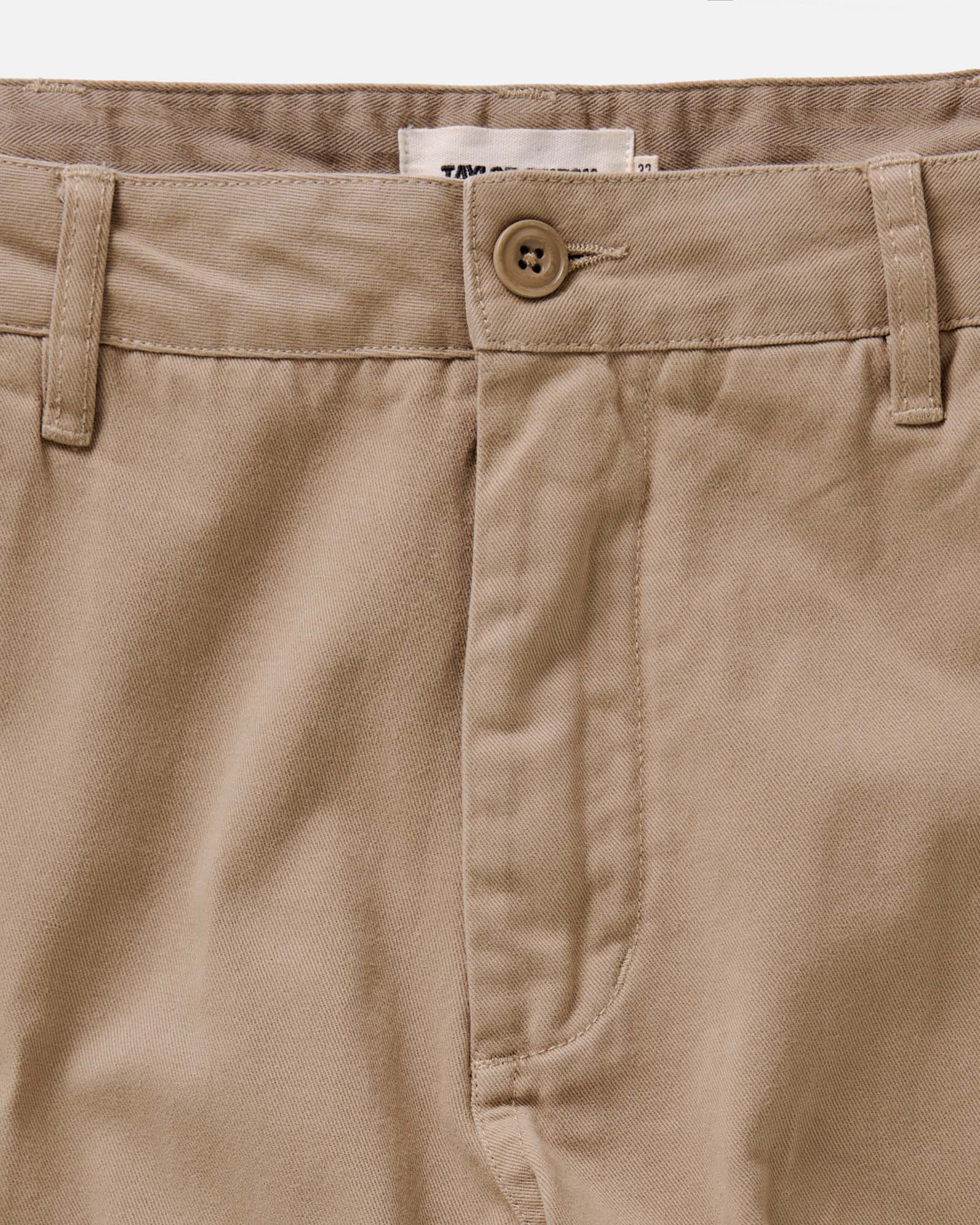 The Slim Foundation Pant in Organic Khaki - Image 4