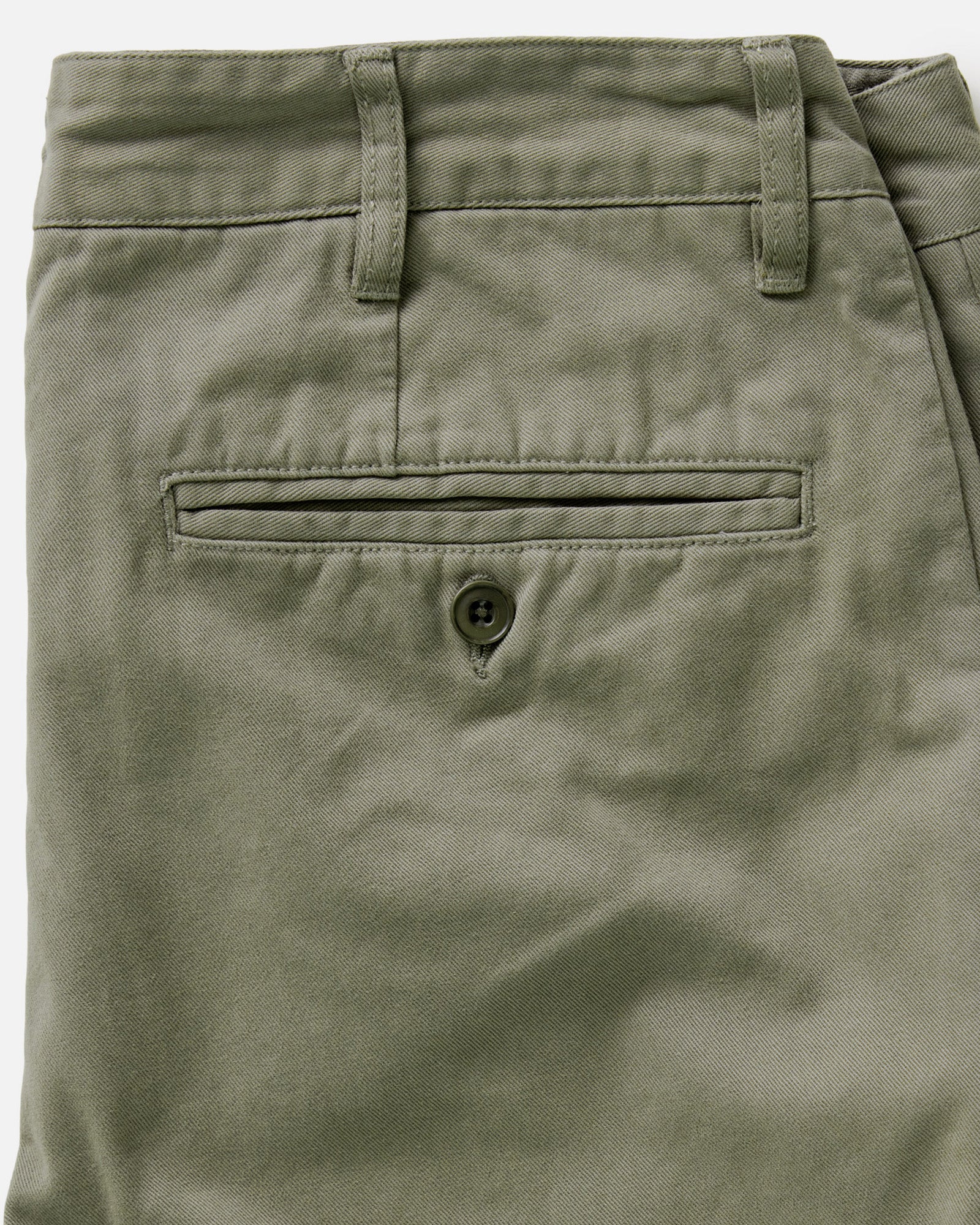 The Slim Foundation Pant in Organic Smoked Olive - Image 7