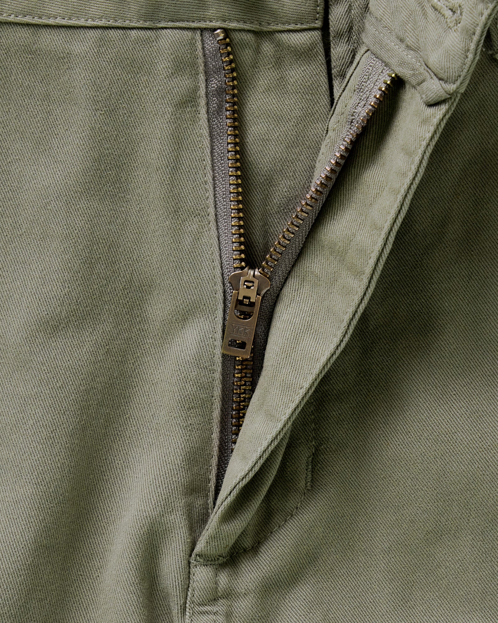 The Slim Foundation Pant in Organic Smoked Olive - Image 8