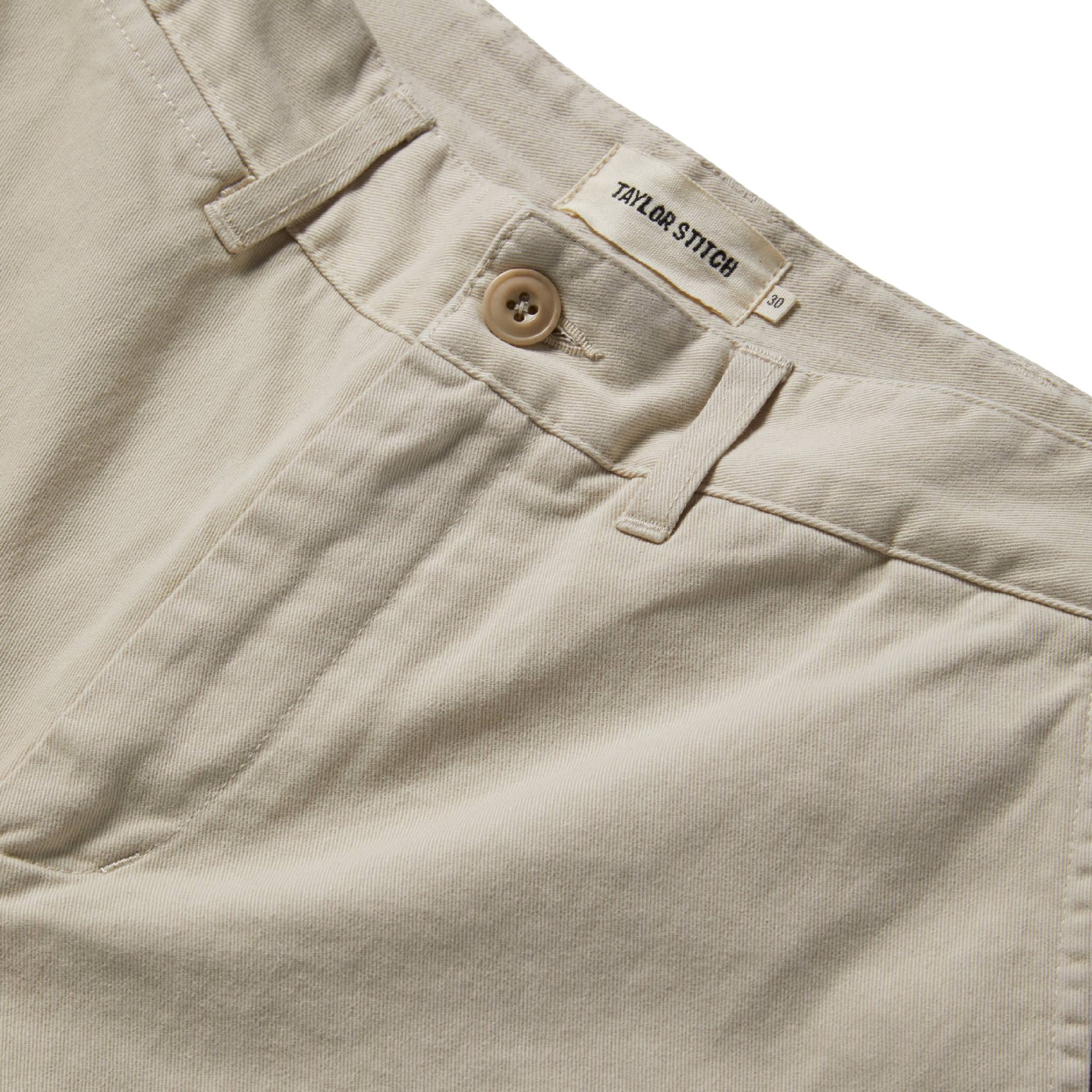 The Slim Foundation Pant in Organic Stone - Image 6