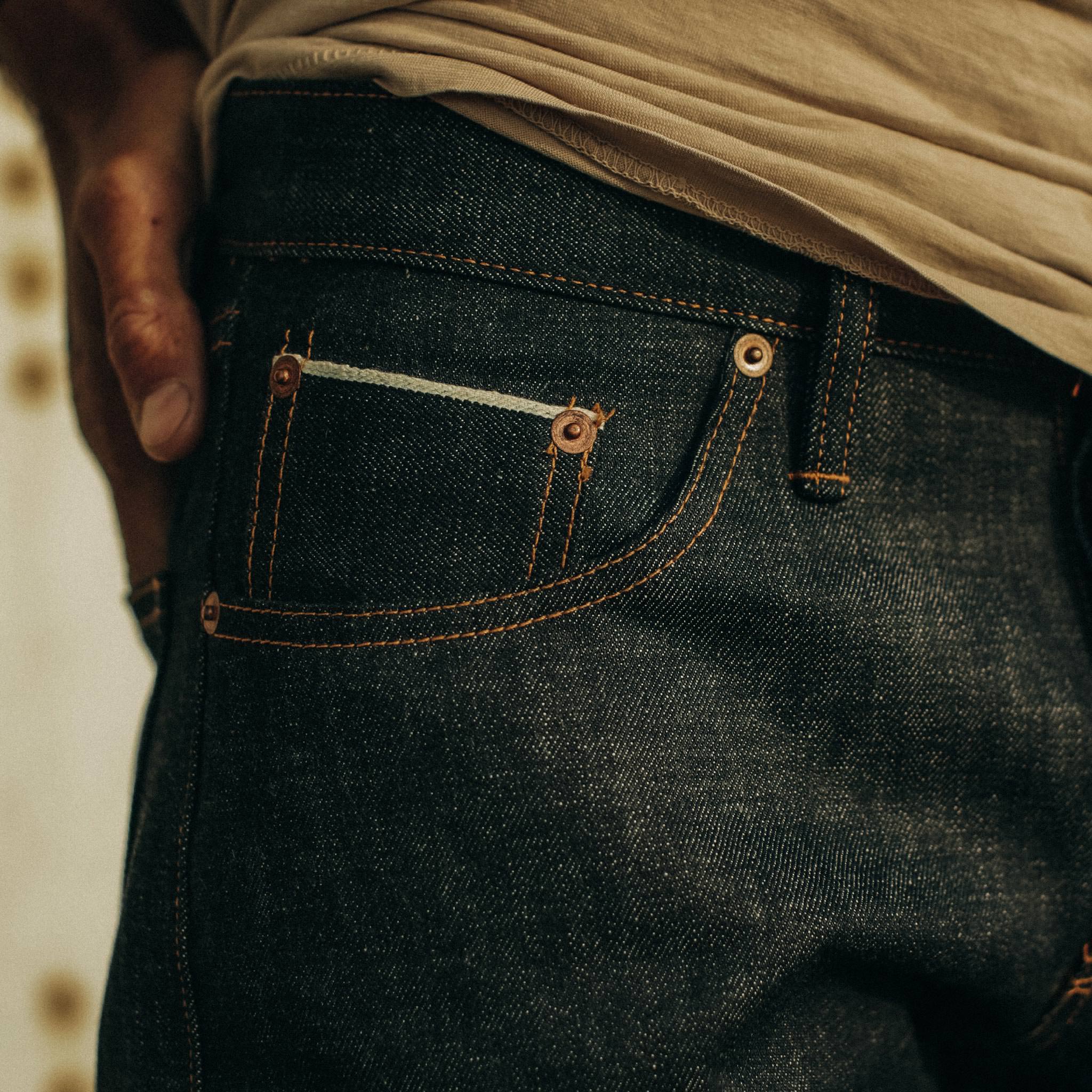 The Slim Jean in Natural Indigo Selvage - Image 3