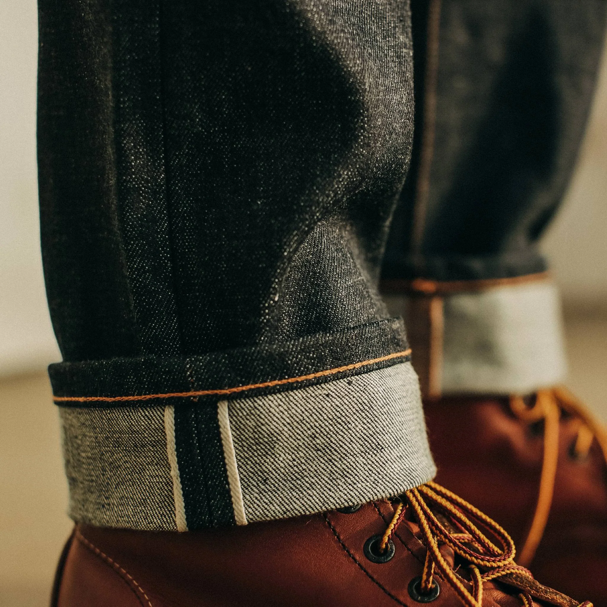 The Slim Jean in Natural Indigo Selvage - Image 4