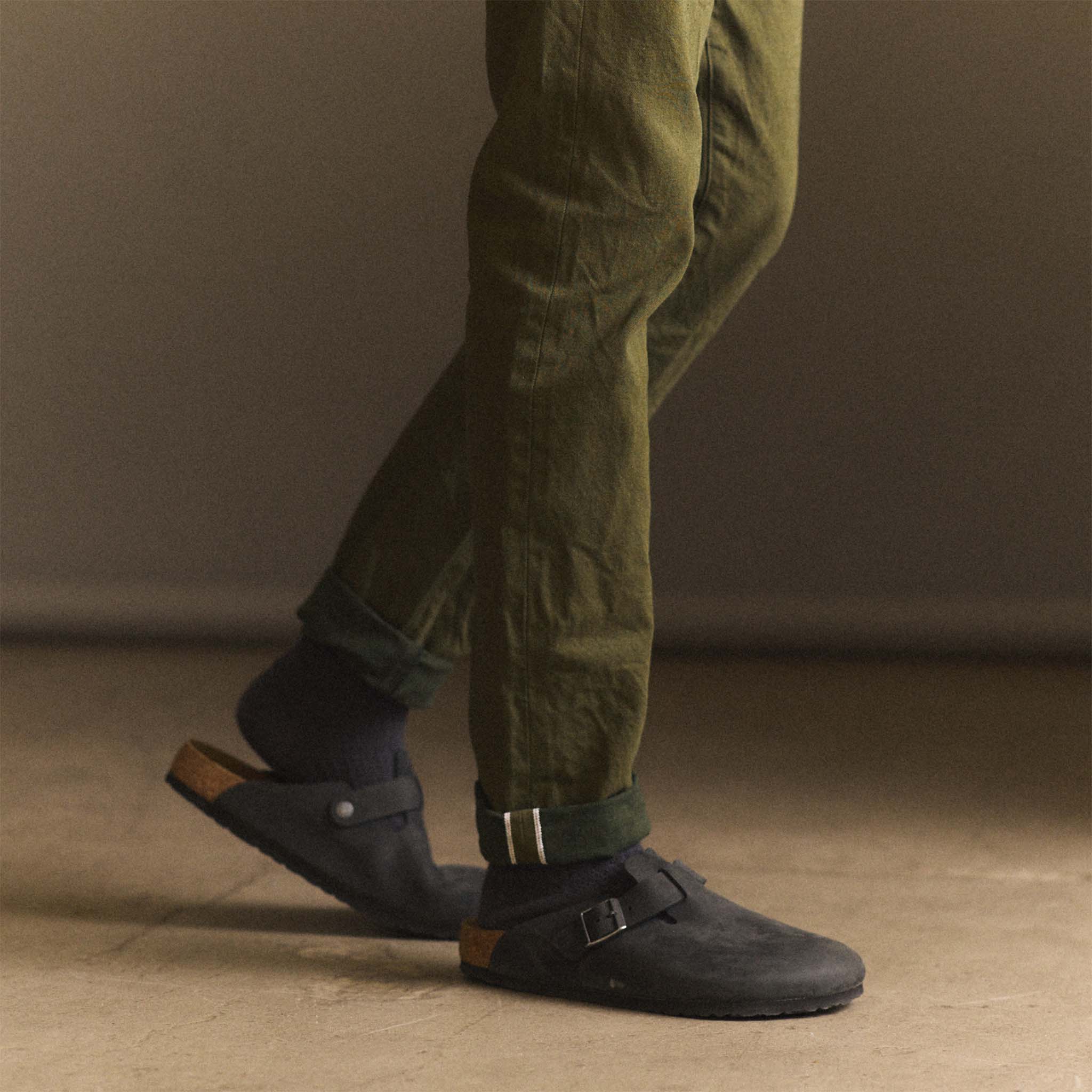 The Slim Jean in Olive Nihon Menpu Selvage - Image 3