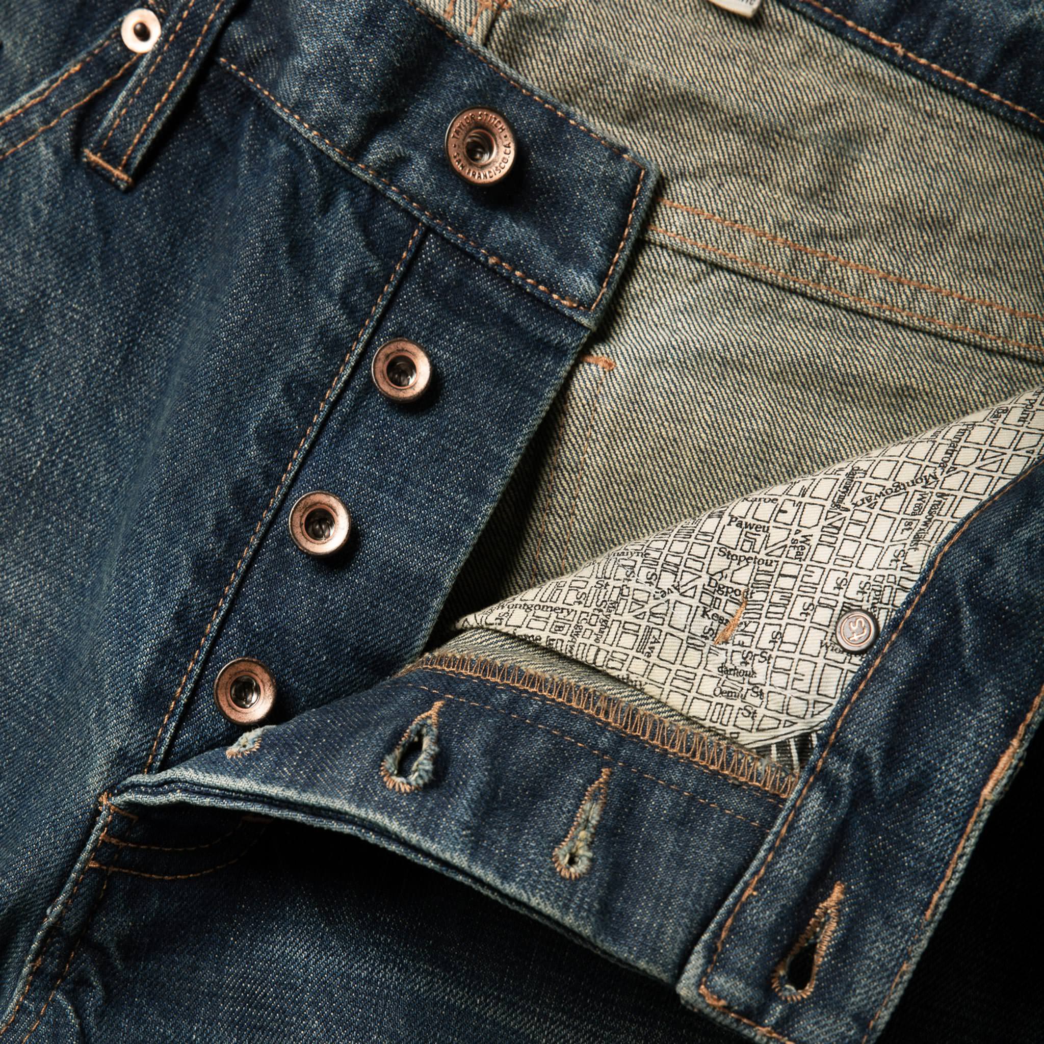 The Slim Jean in Organic Selvage 12-month Wash - Image 6