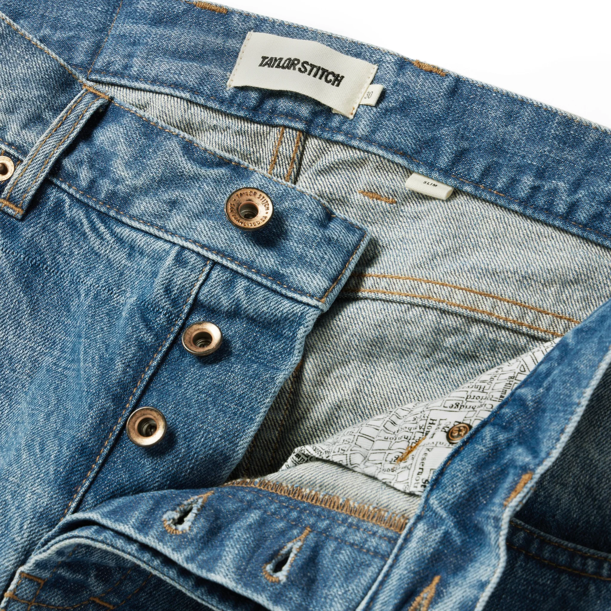 The Slim Jean in Patch Wash Selvage - Image 6