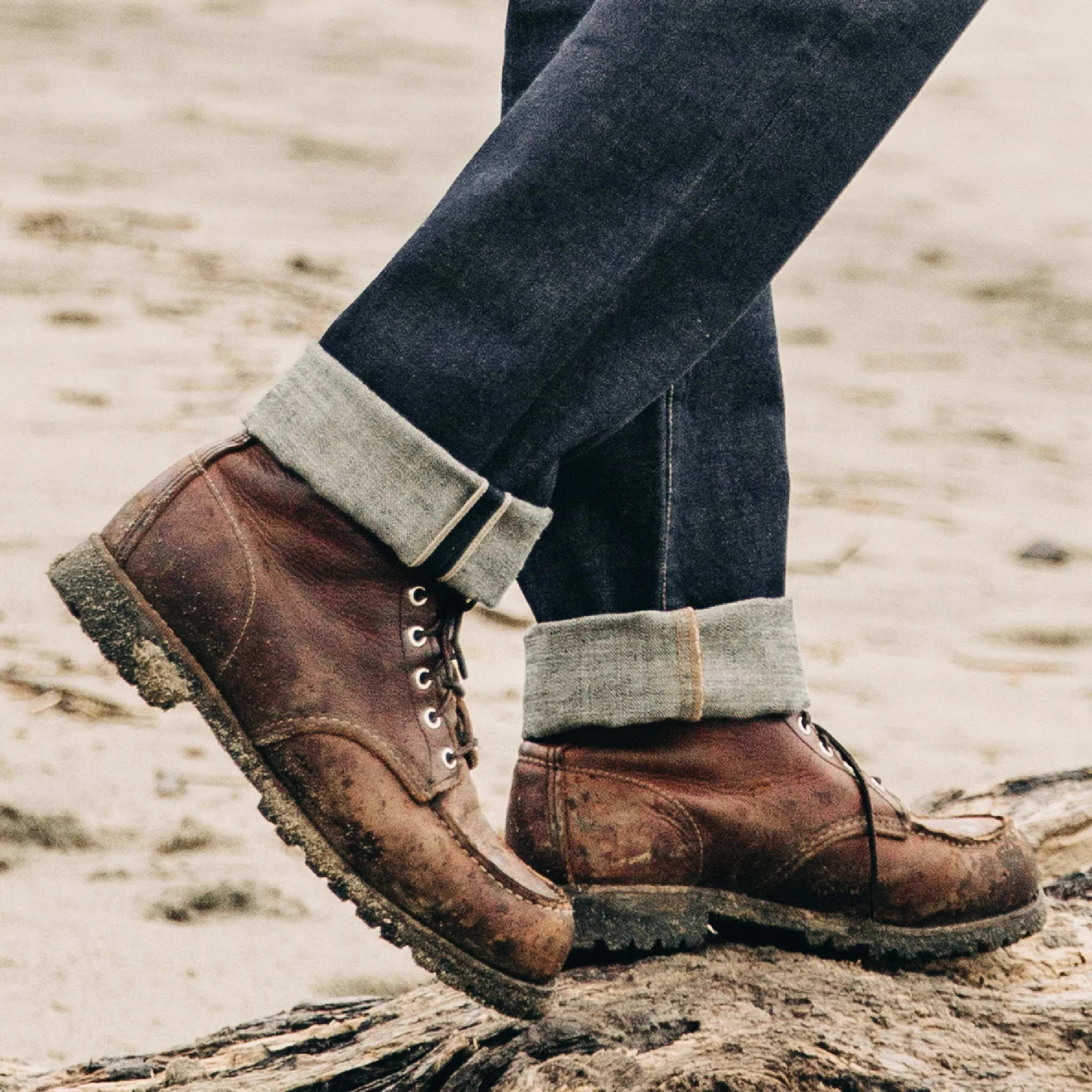 The Slim Jean in Rinsed Organic Selvage - Image 4
