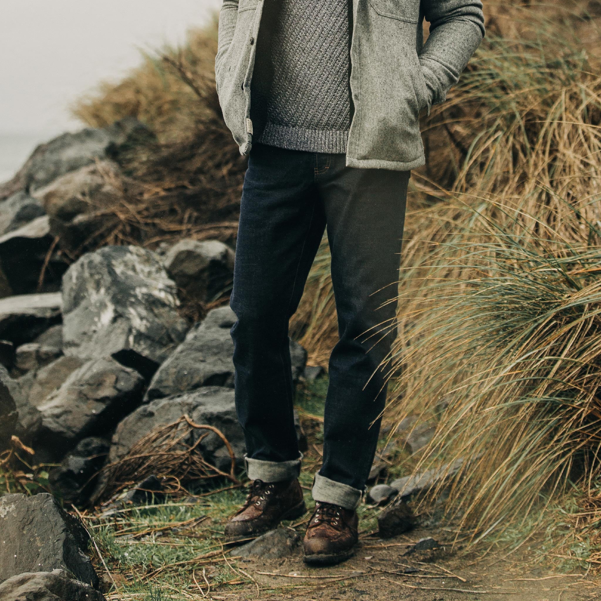 The Slim Jean in Rinsed Organic Selvage - Image 5