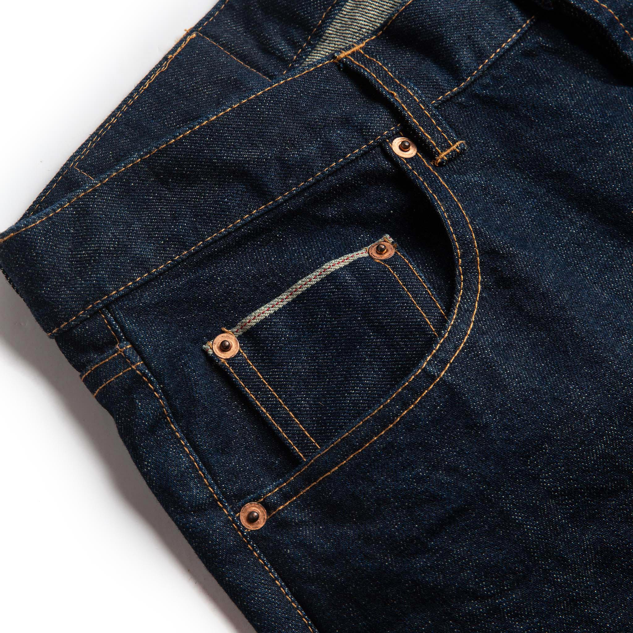 The Slim Jean in Rinsed Organic Selvage - Image 7