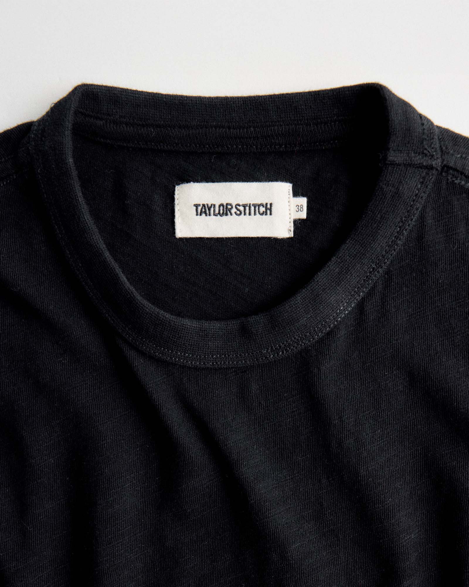 The Slub Tee in Black Indigo - Image 6