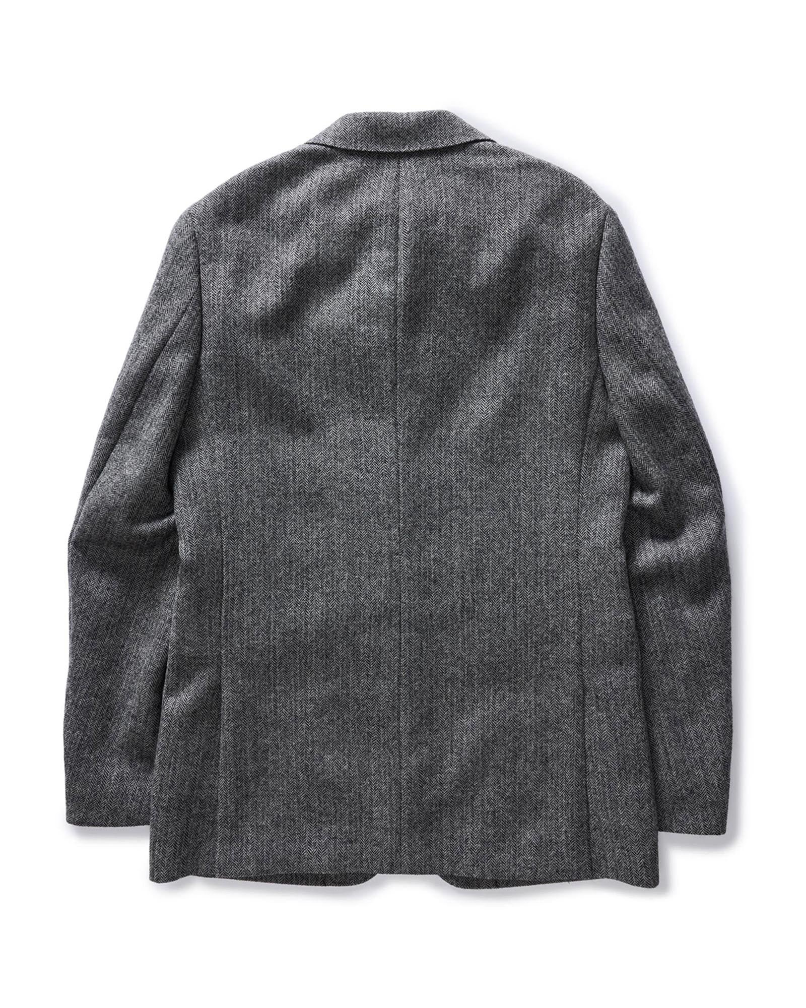 The Stevens Sportcoat in Slate Herringbone Wool - Image 10