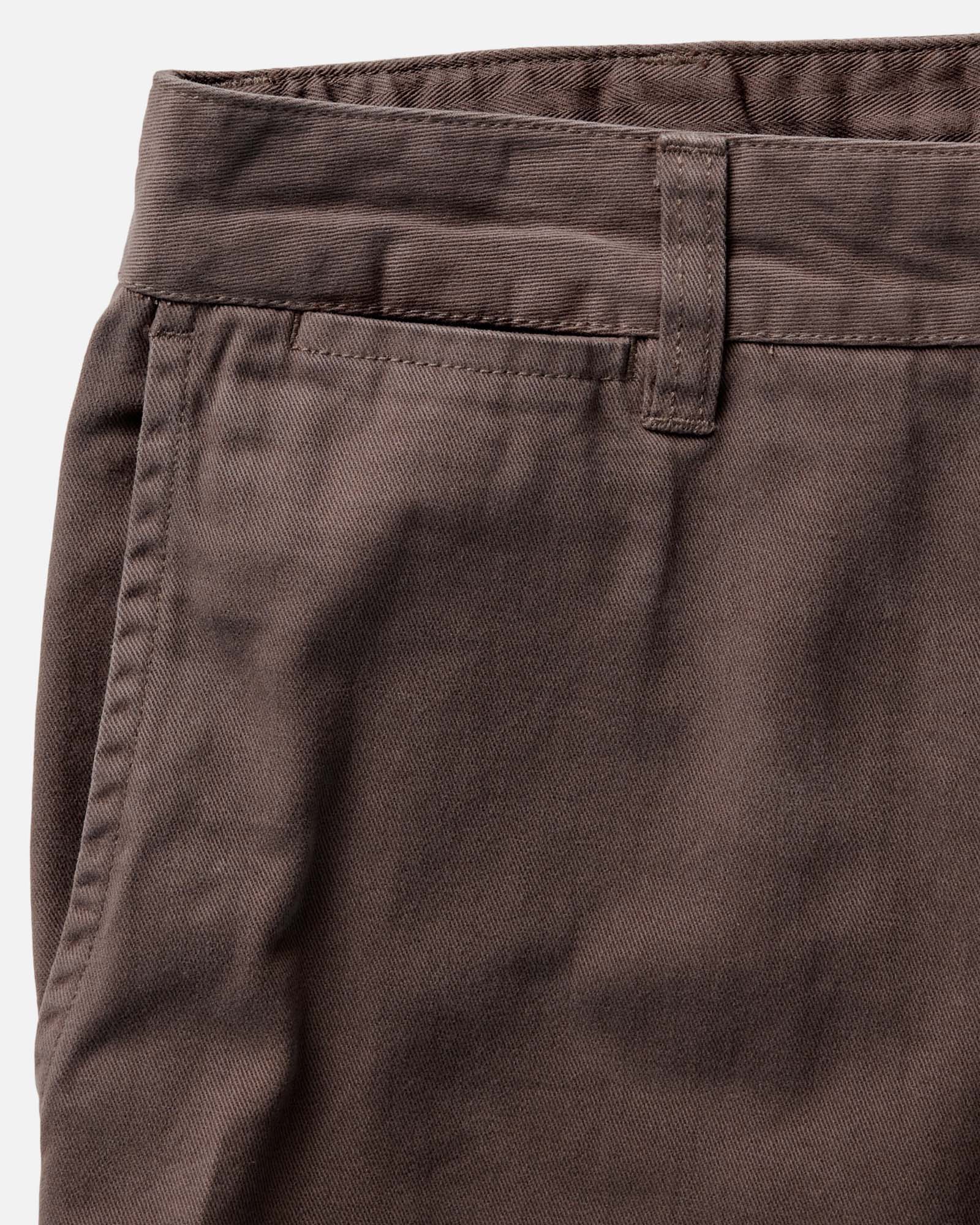 The Straight Foundation Pant in Organic Espresso - Image 6
