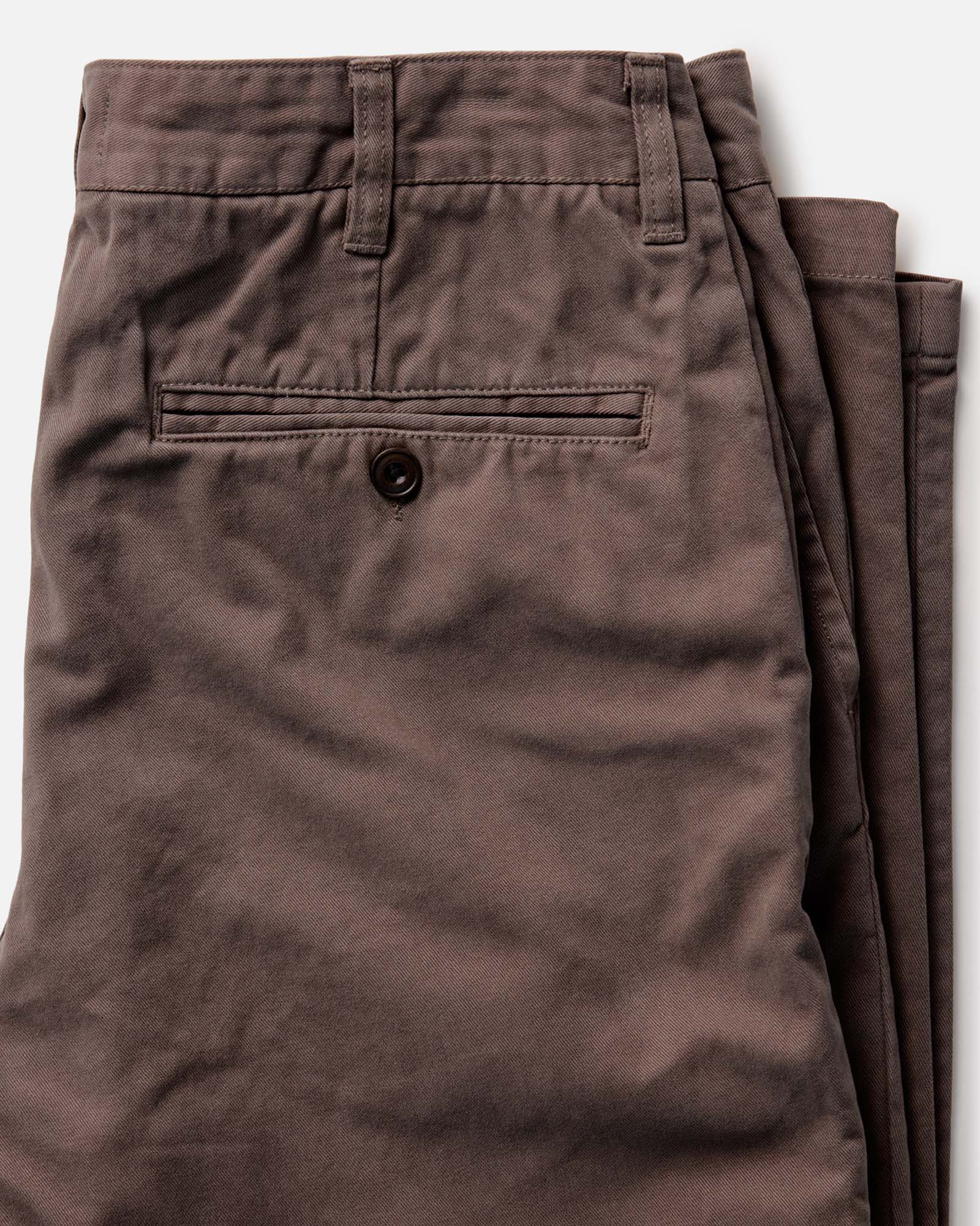 The Straight Foundation Pant in Organic Espresso - Image 7