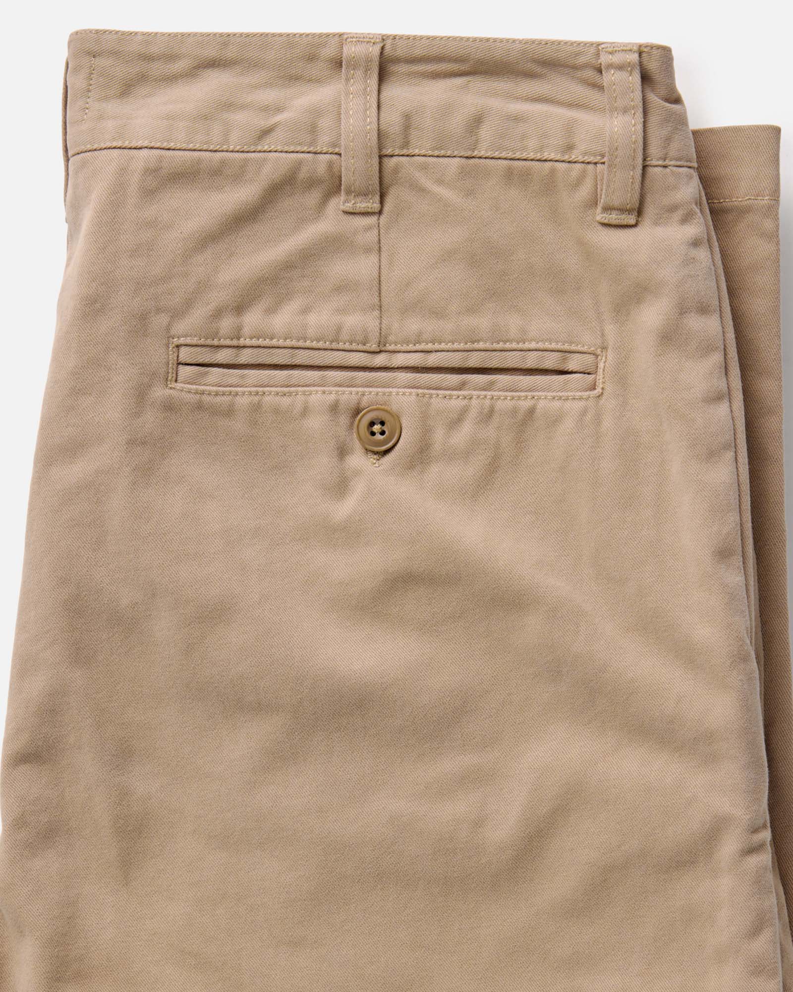 The Straight Foundation Pant in Organic Khaki - Image 7