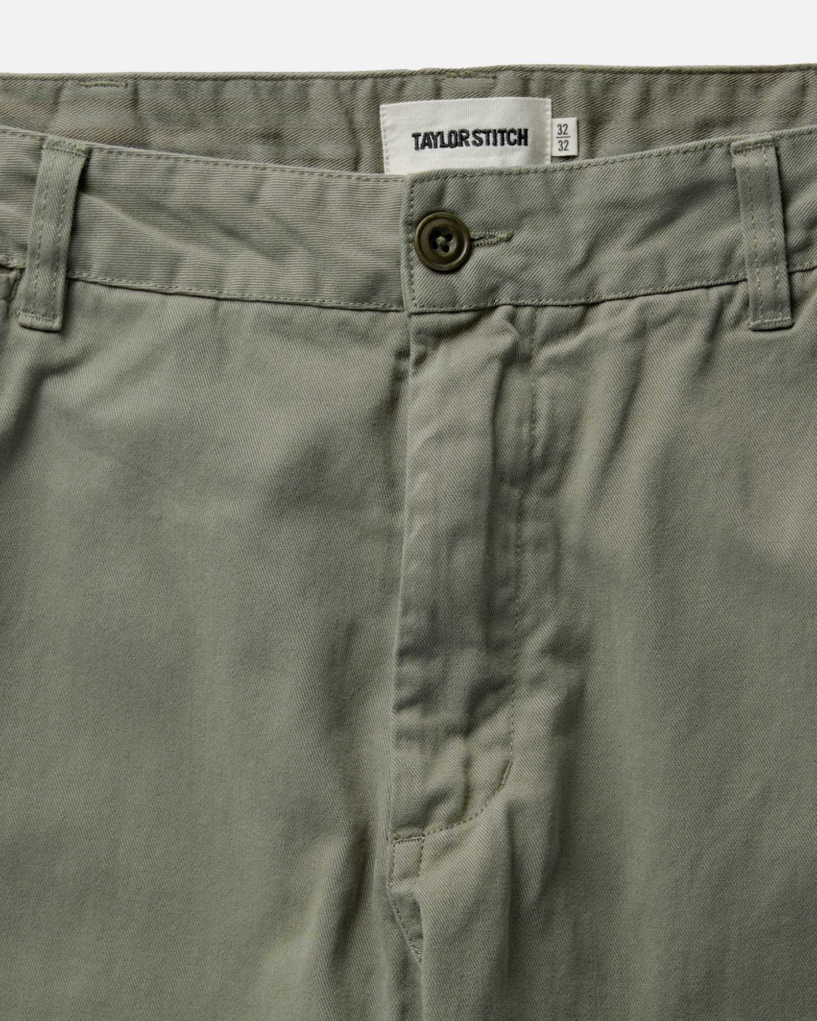 The Straight Foundation Pant in Organic Smoked Olive - Image 5