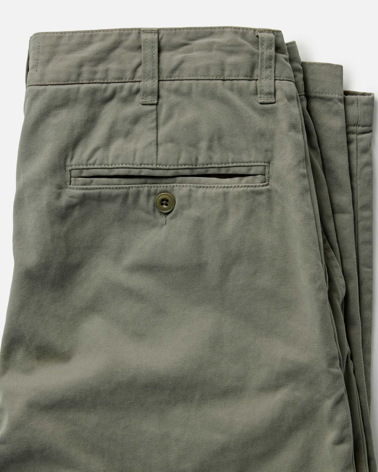 The Straight Foundation Pant in Organic Smoked Olive - Image 7