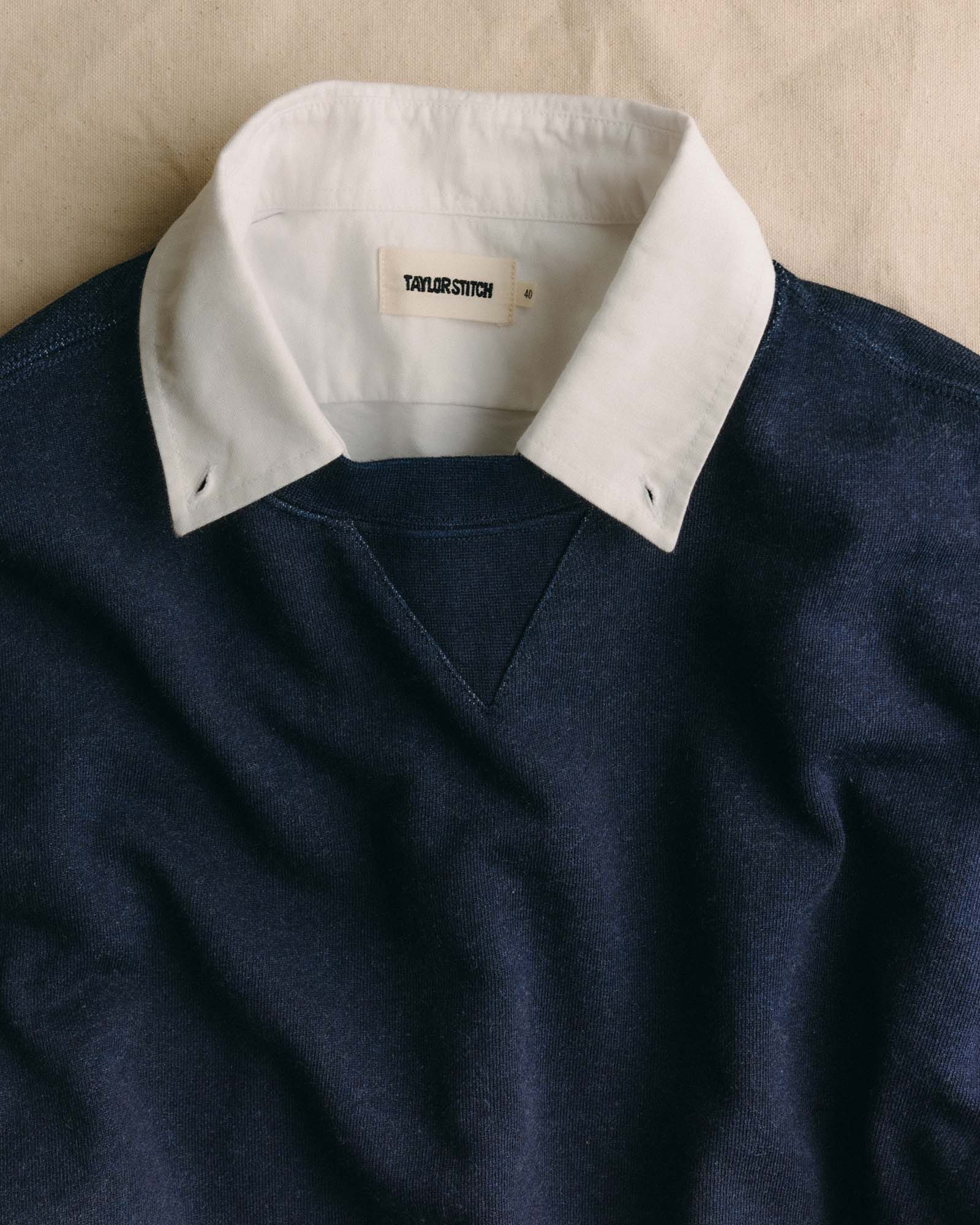 The Sunset Crew in Rinsed Indigo Terry - Image 2