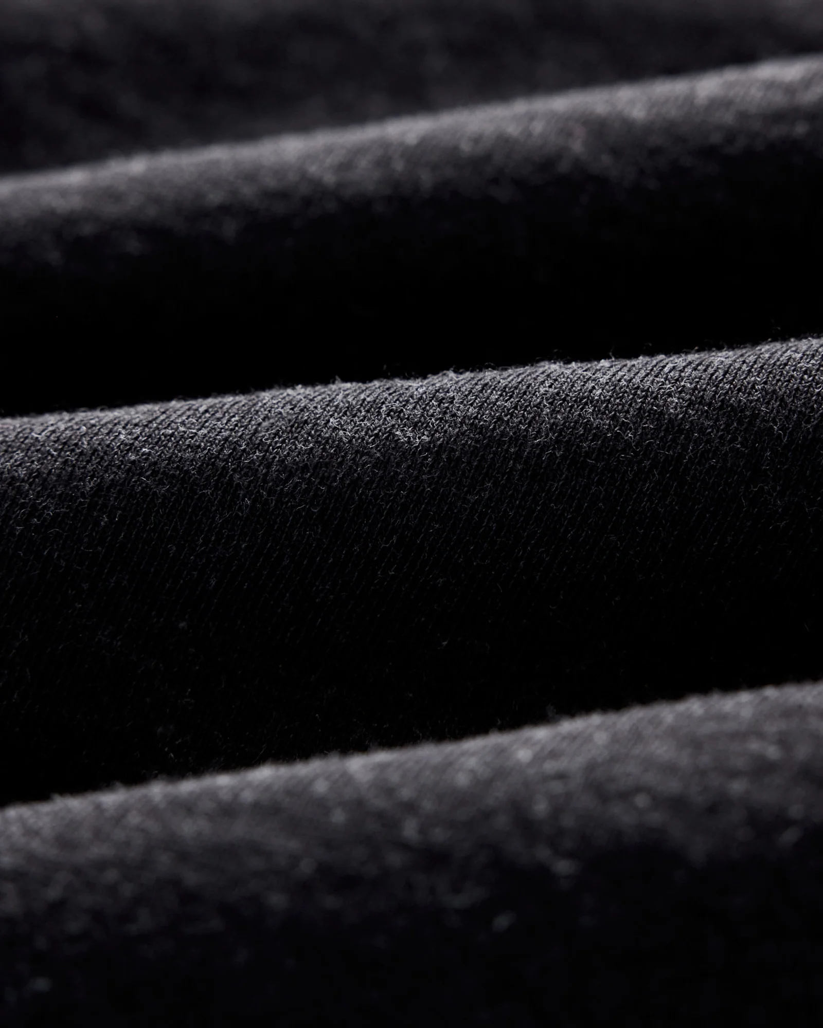 The Sunset Hoodie in Black Indigo Terry - Image 9