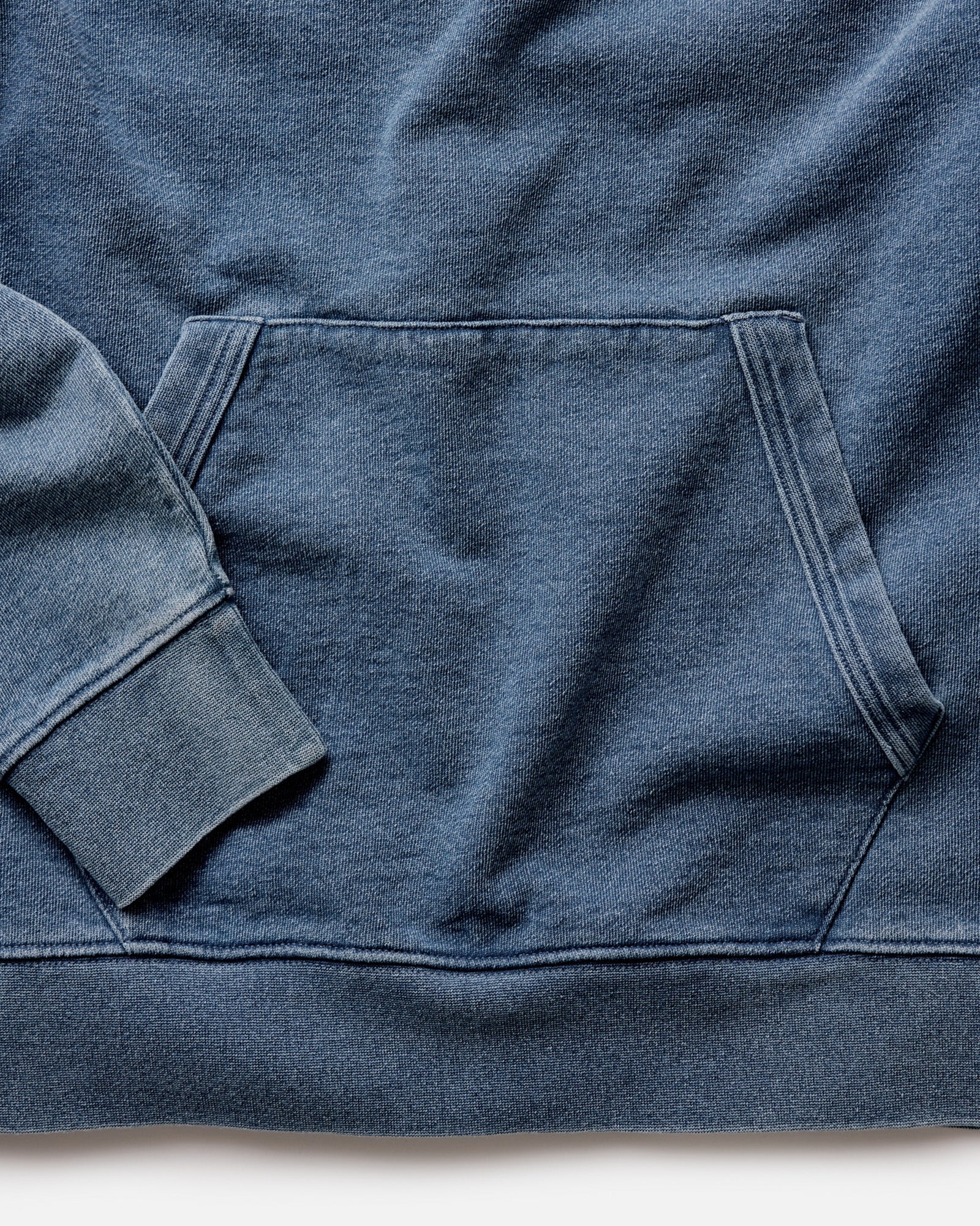 The Sunset Hoodie in Washed Indigo Terry - Image 7