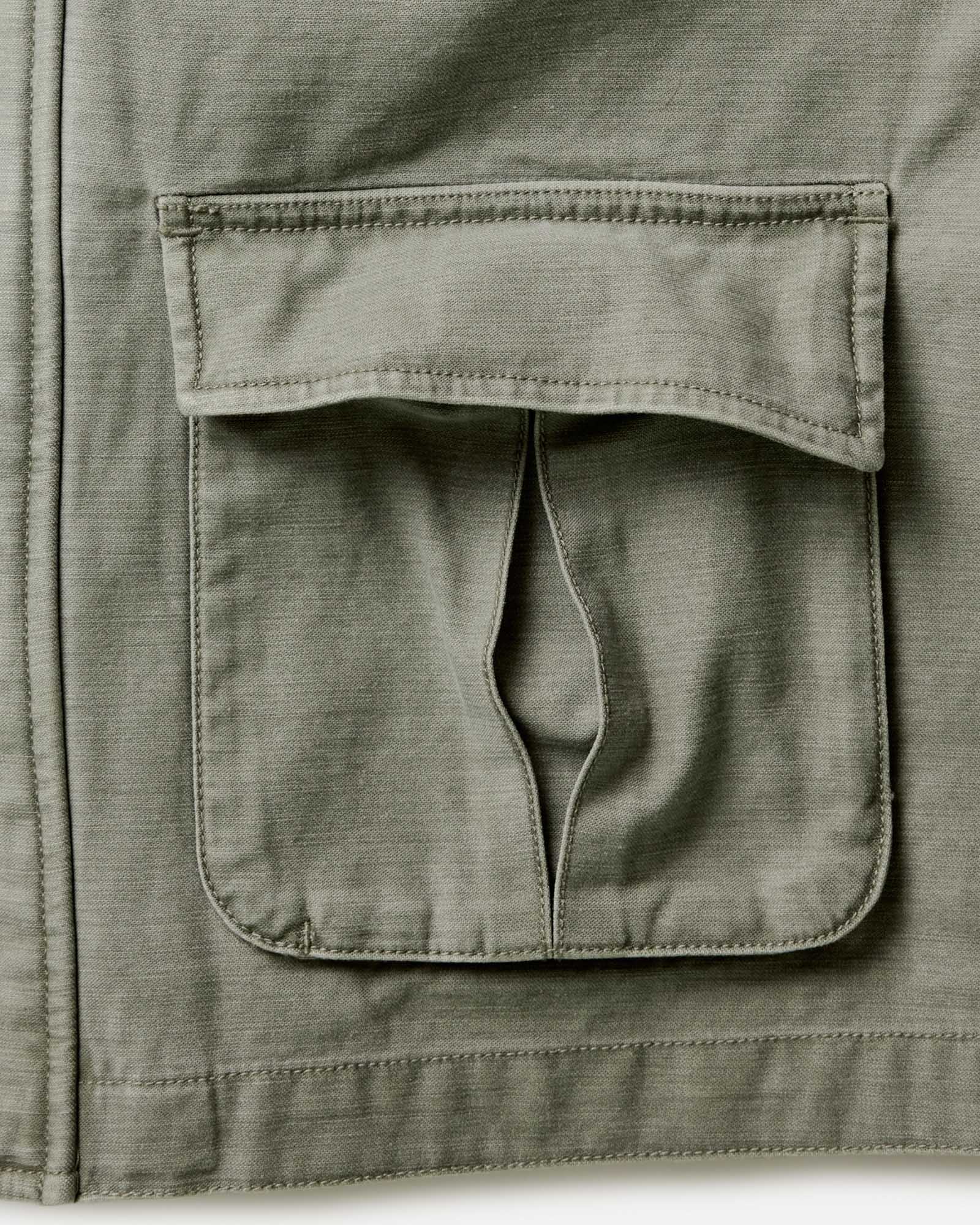 The Surplus Jacket in Field Olive Reverse Sateen - Image 8