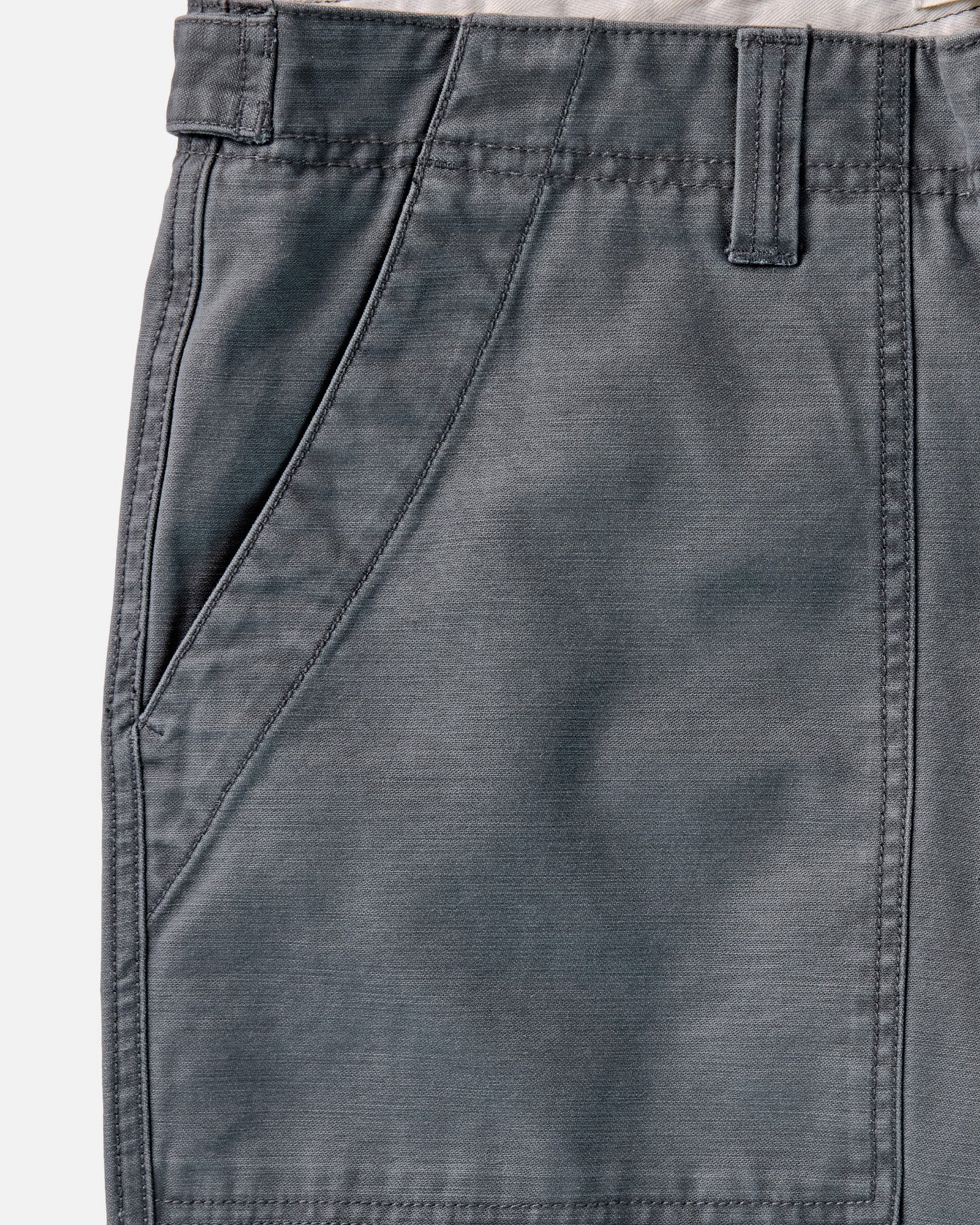 The Surplus Pant in Faded Black Reverse Sateen - Image 9