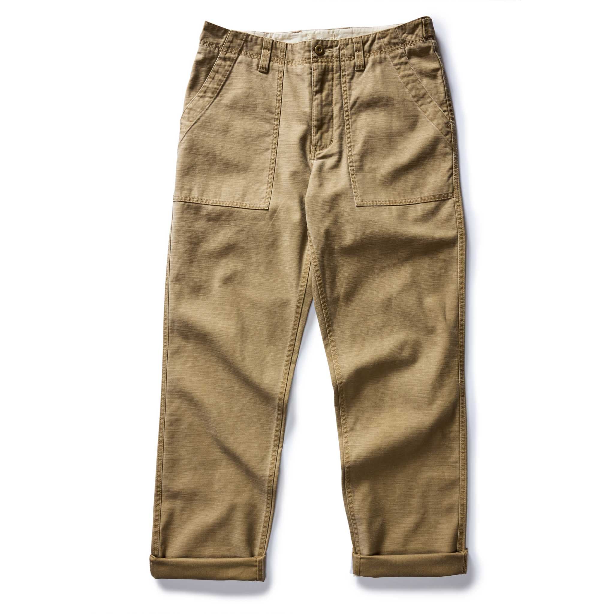 The Surplus Pant in Khaki Reverse Sateen - Image 6